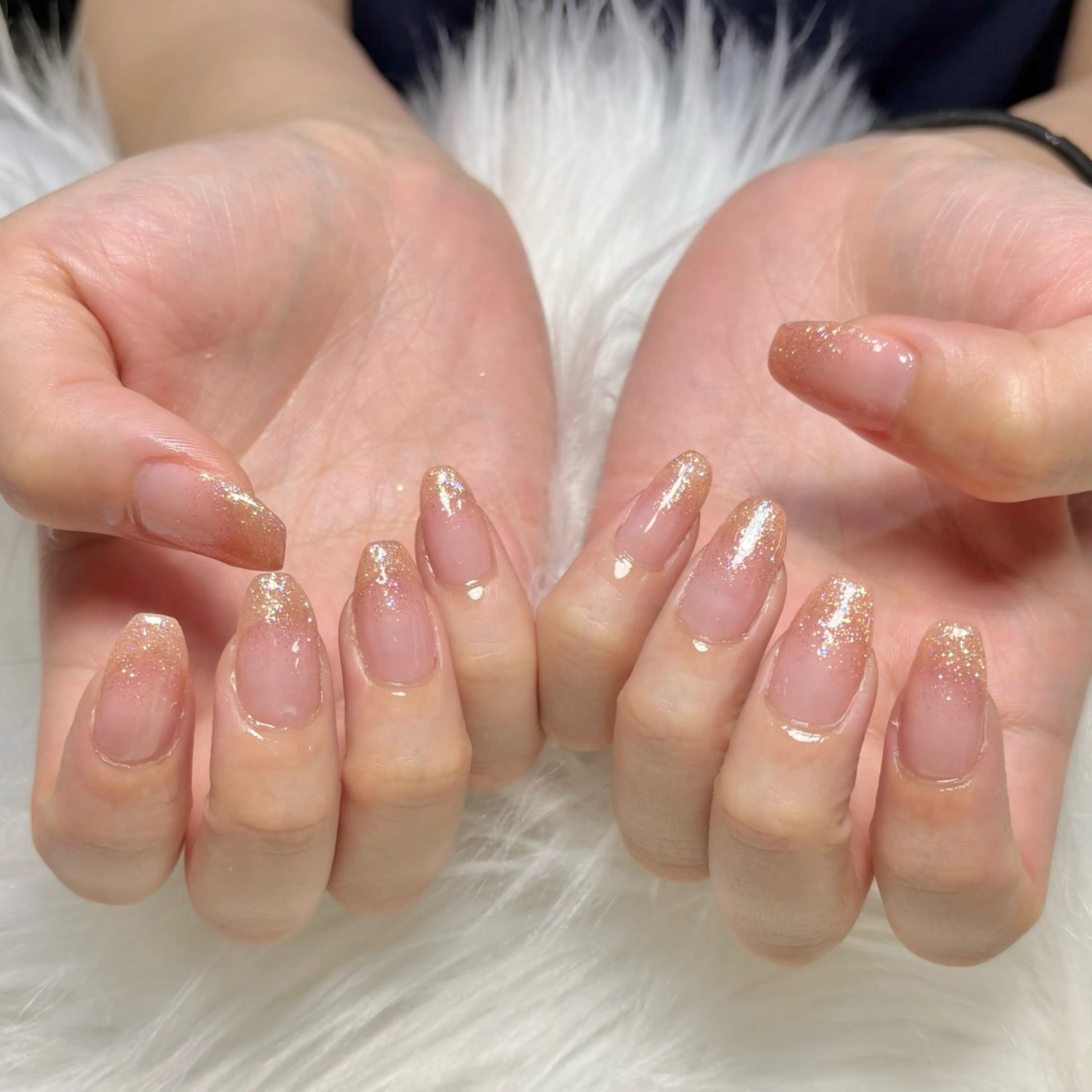 🩵ワンカラー・ラメグラ✨　【長さだし1​〜​5本】の写真