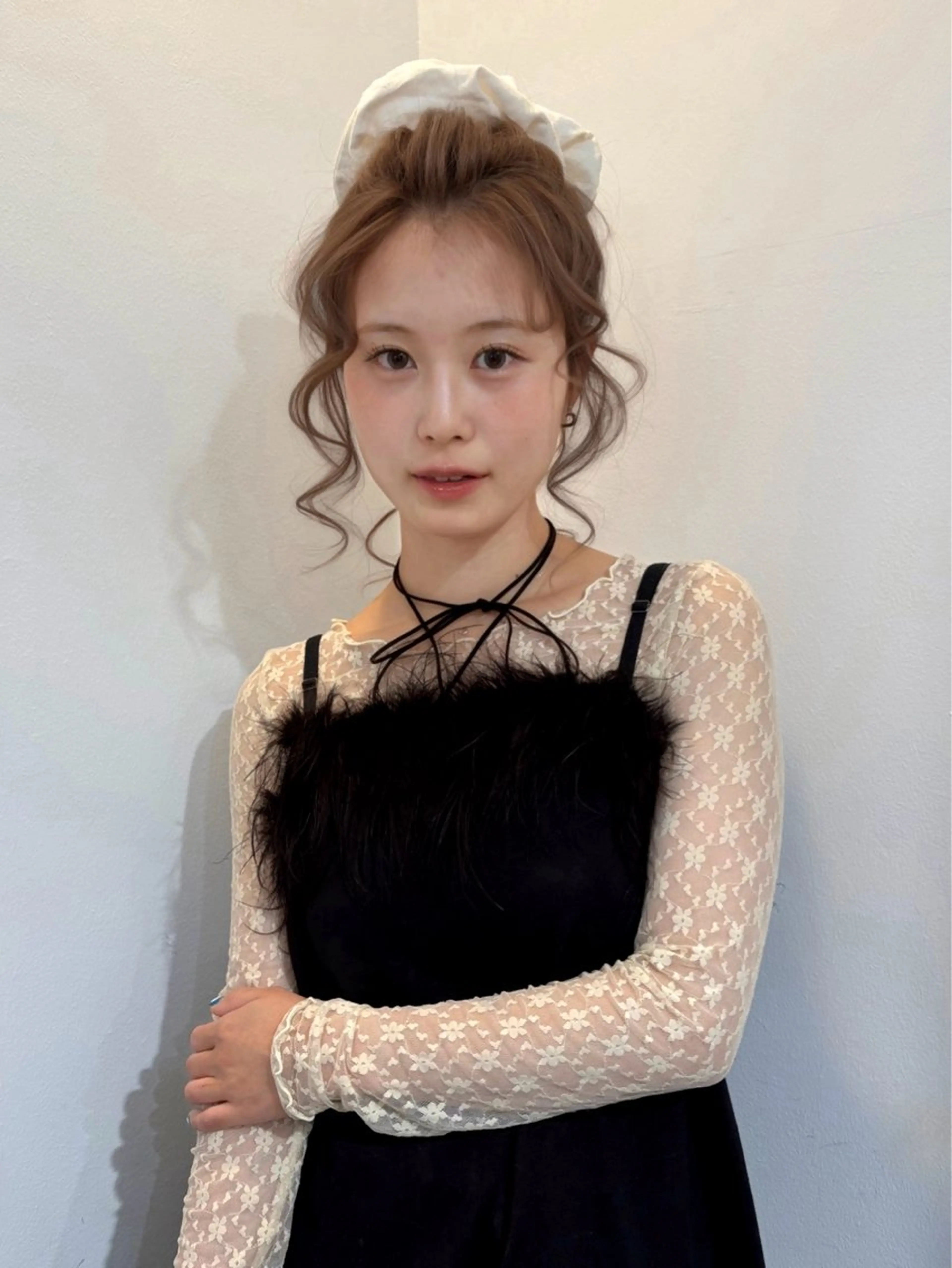 セミロング カラー ベージュカラー ブリーチ ケアブリーチ 透明感カラー グレージュ カット ヘアカラー トリートメント kanami/ 中崎町美容室のヘアスタイル