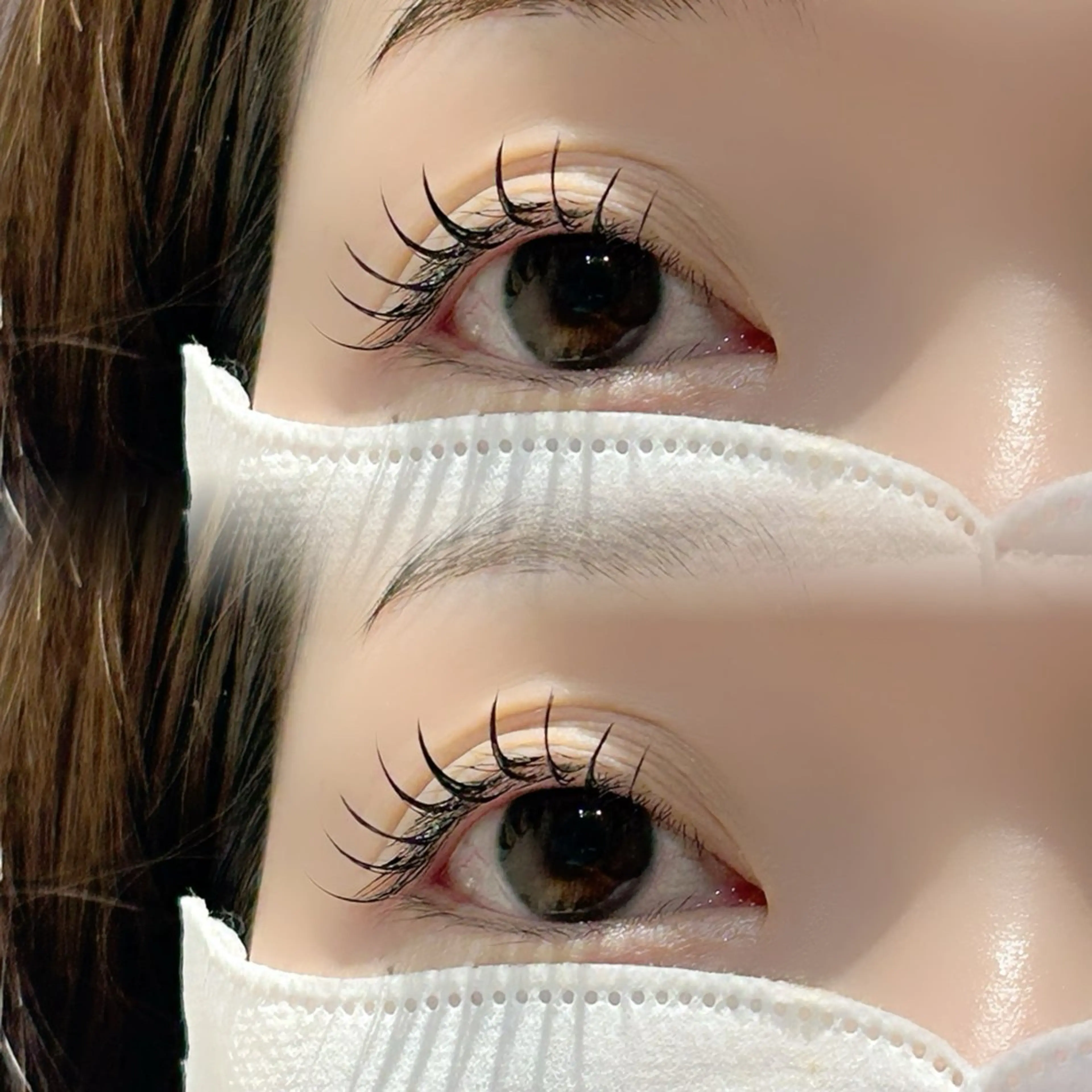 🩵🤍初めてのまつエク　職場・学校でバレない𝑳𝒂𝒔𝒉✨の写真