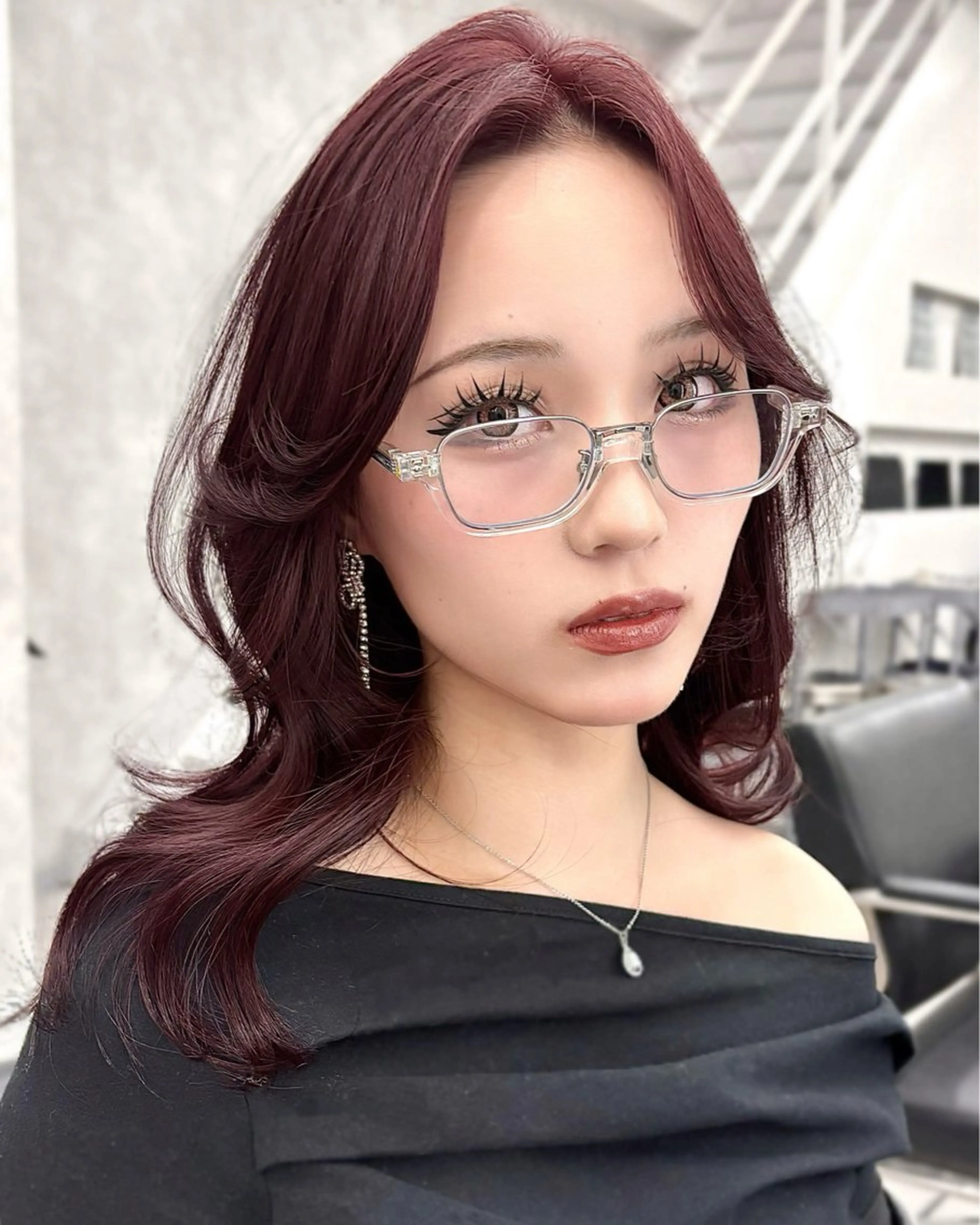 ミディアム 京都レイヤーカット うえひのヘアスタイル