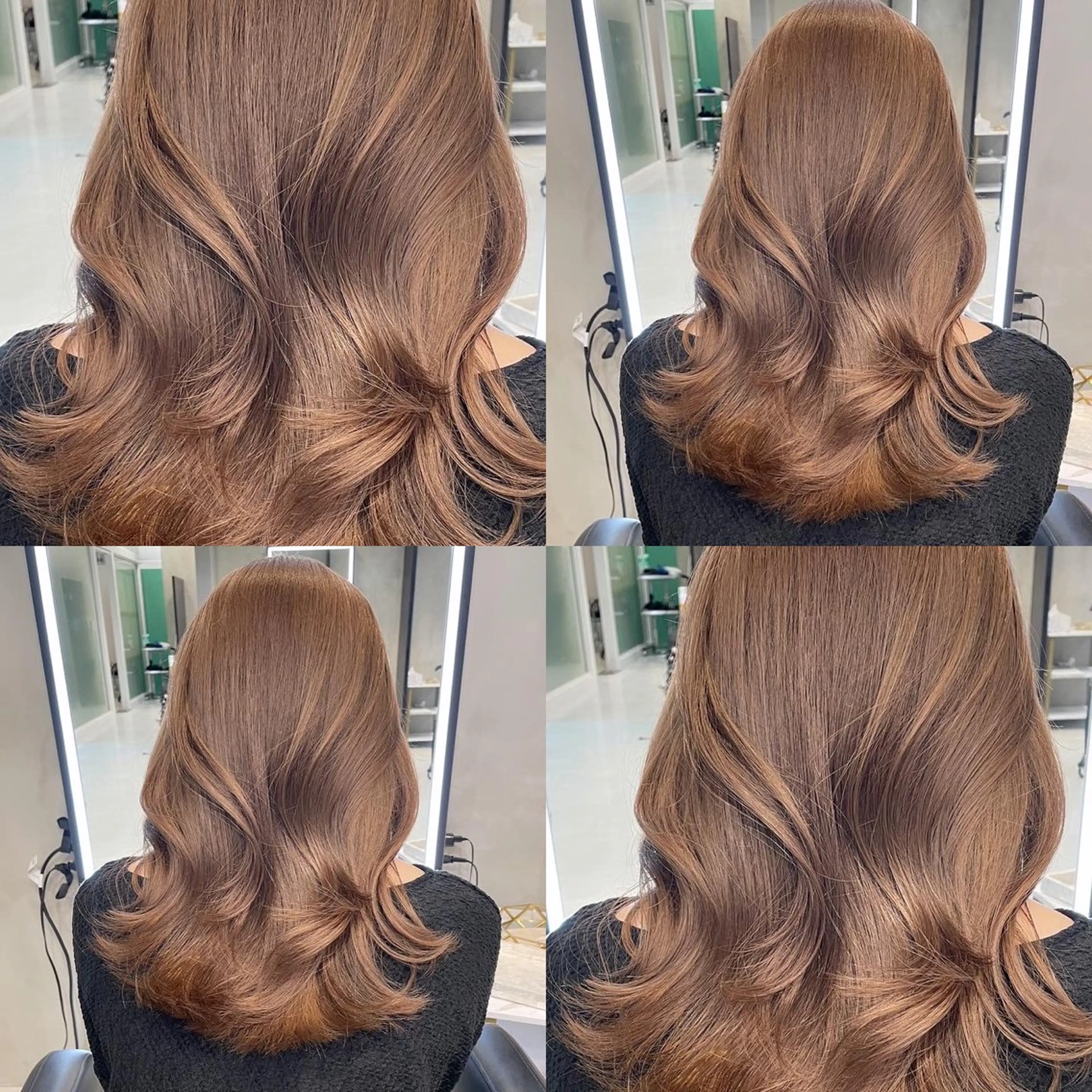 ミディアム カット ヘアカラー 韓国ヘア🇰🇷 YURIYAのヘアスタイル