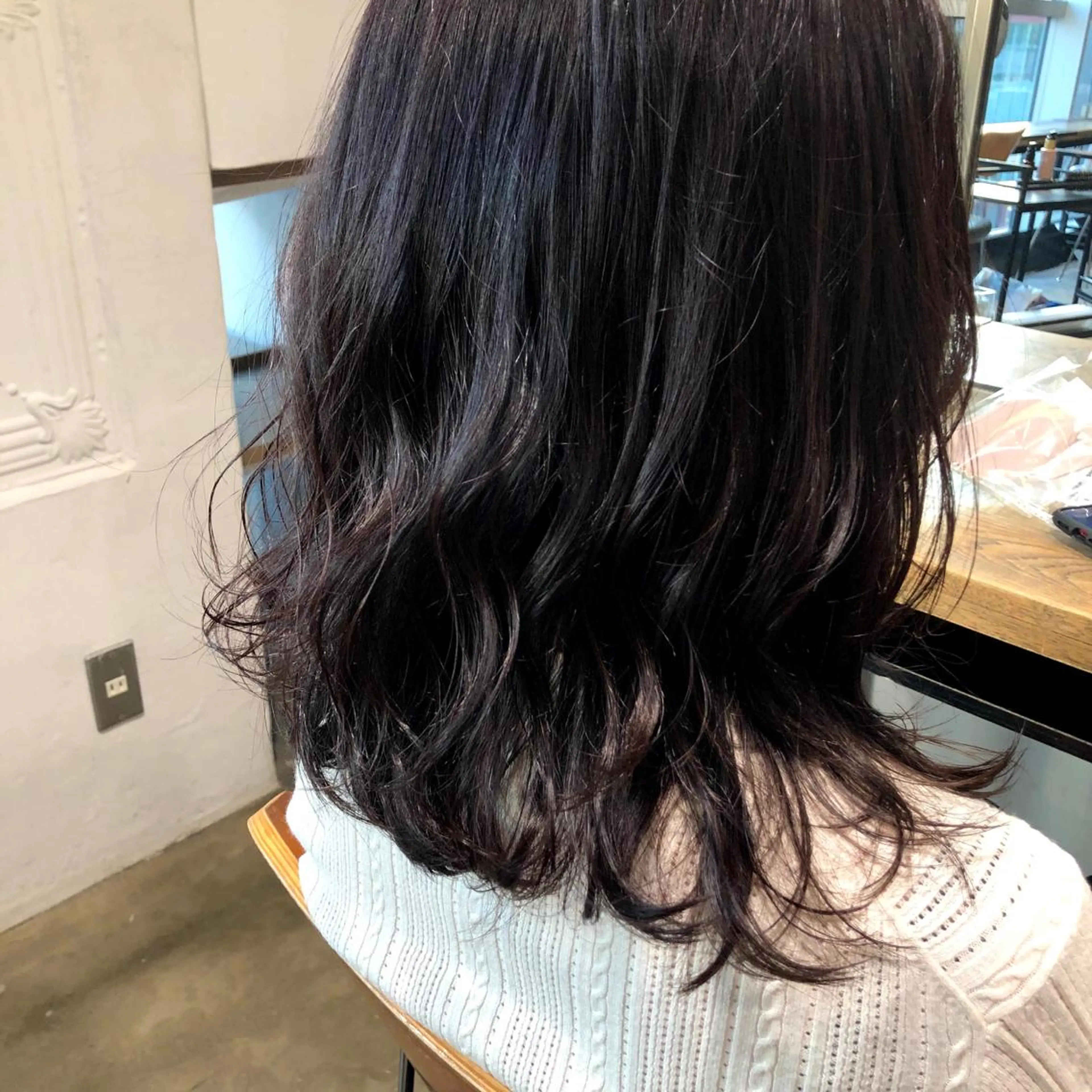 ミディアム パーマ ミディアムパーマ カット OAK 学芸大学所属・秋葉萌　透明感カラー /レイヤー/ボブ♡のヘアスタイル