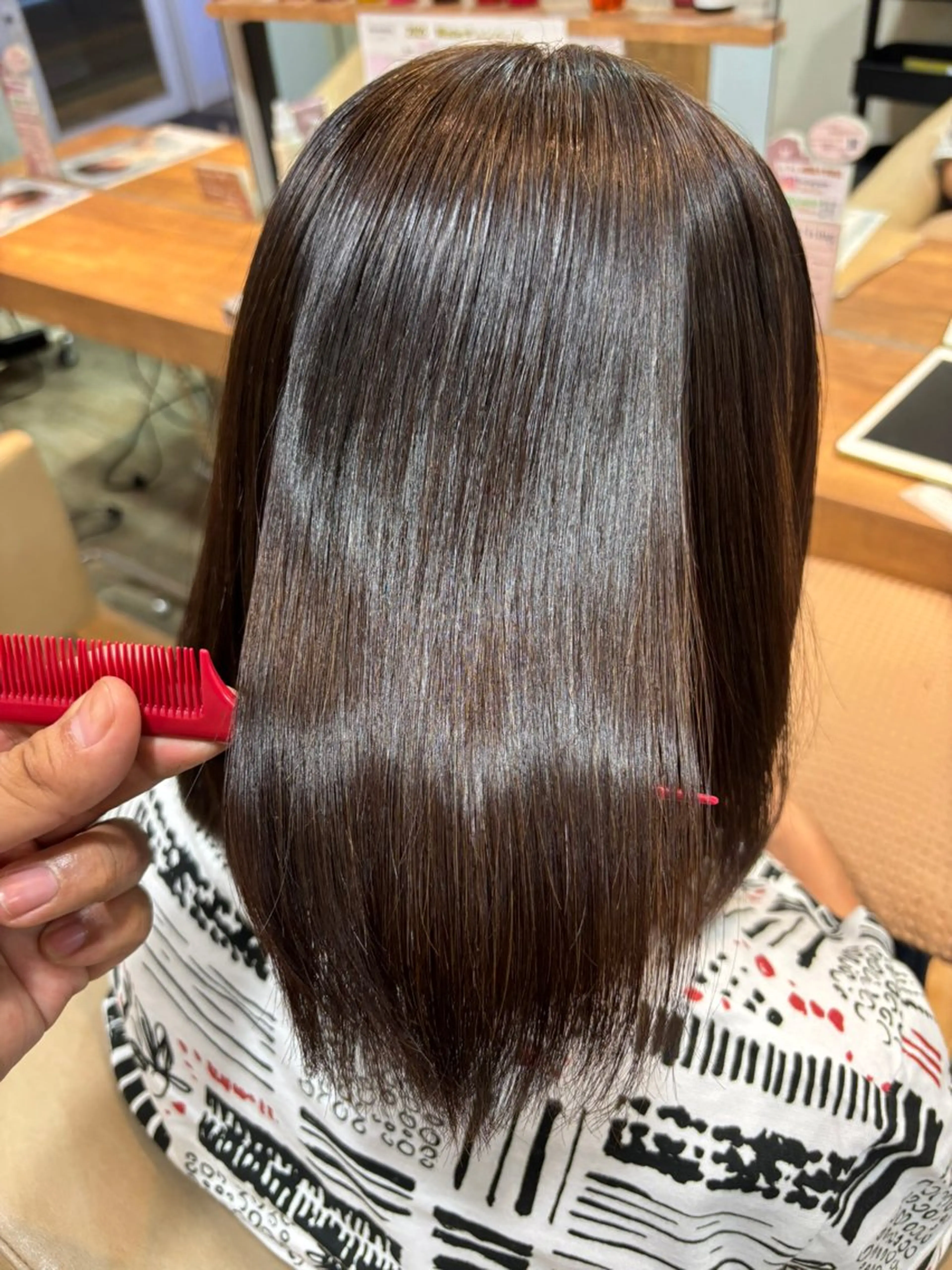 ミディアム 髪質改善 カット 縮毛矯正 トリートメント ✨美髪×髪質改善✨ Sakamotoのヘアスタイル