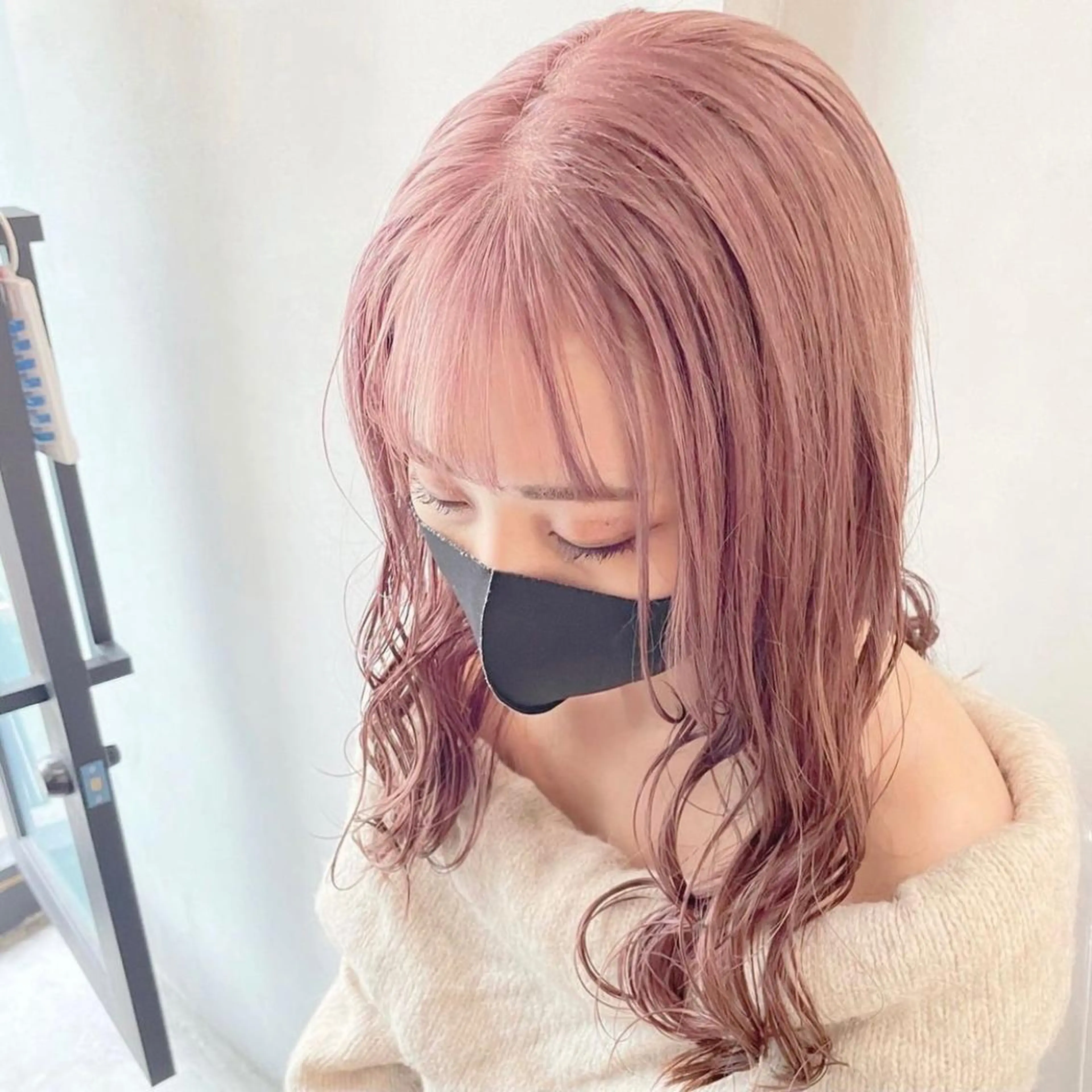 ロング カラー ピンクカラー ヘアカラー トリートメント MiL所属・✨ハイトーン✨ 濱田知孝のヘアスタイル