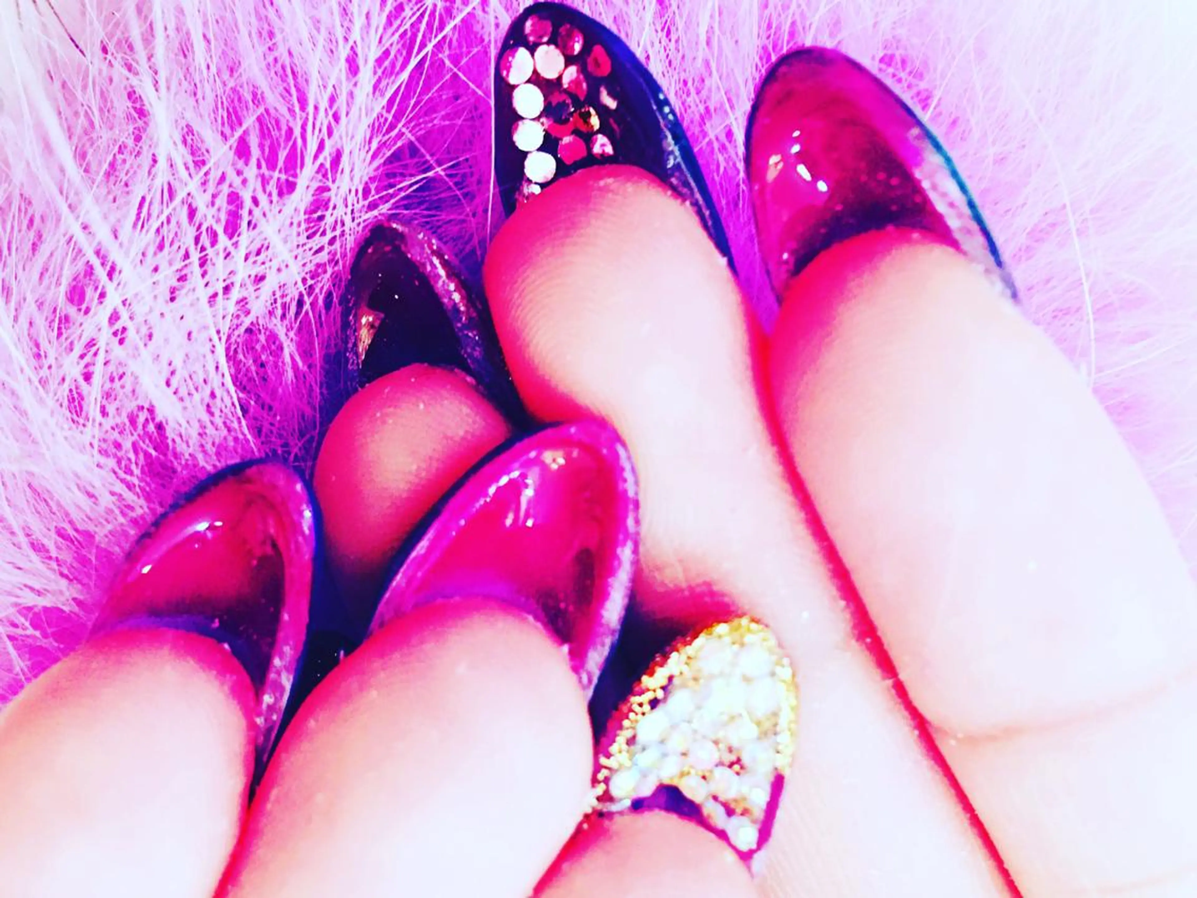 セミロング カラー メンズ キッズ ネイル マツエク・マツパ NAILSGOGO shibuyaのネイルデザイン