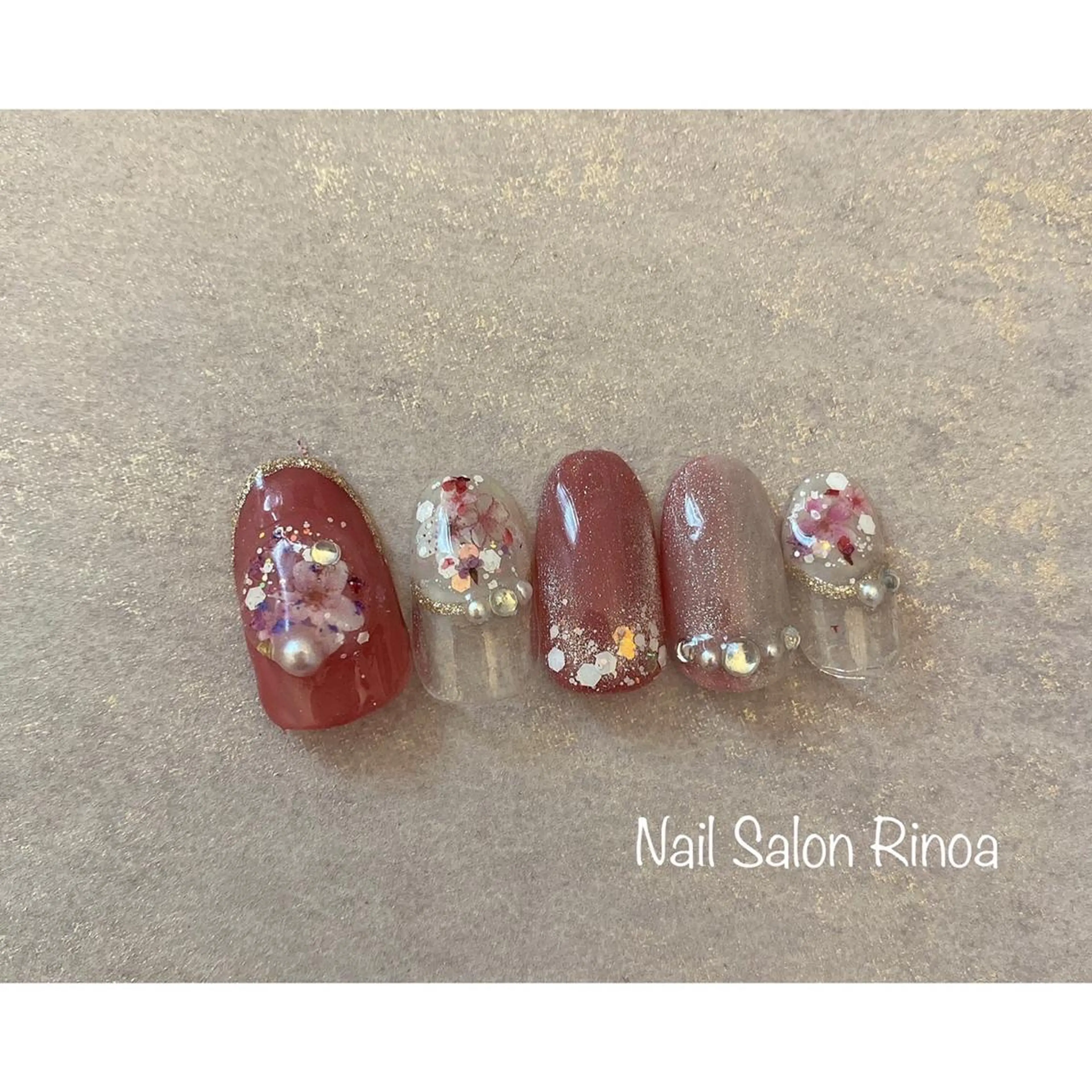 ネイル Nail Salon Rinoaのネイルデザイン