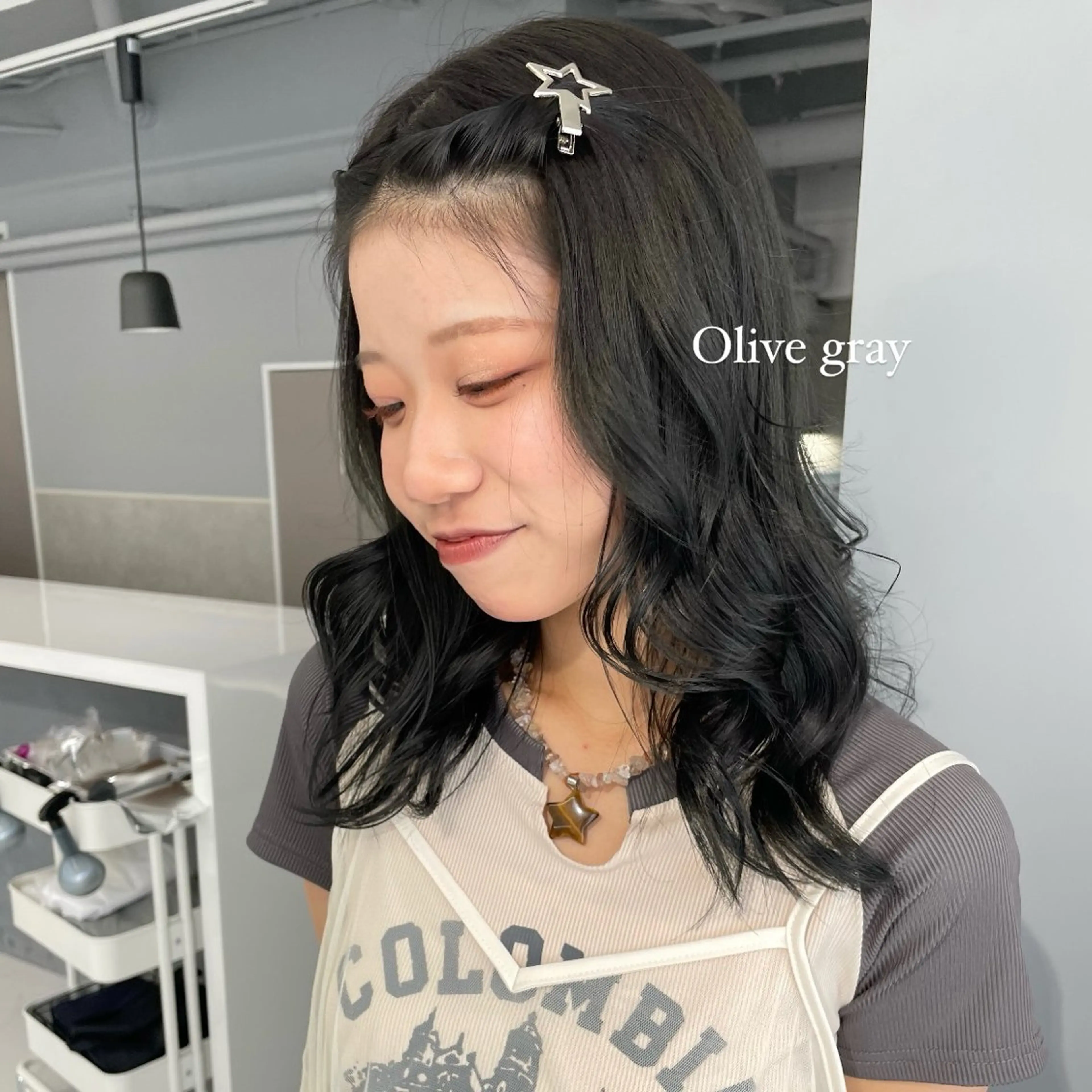 セミロング カラー ヘアカラー ハイトーン/ボブ /HBL/AYUNAのヘアスタイル