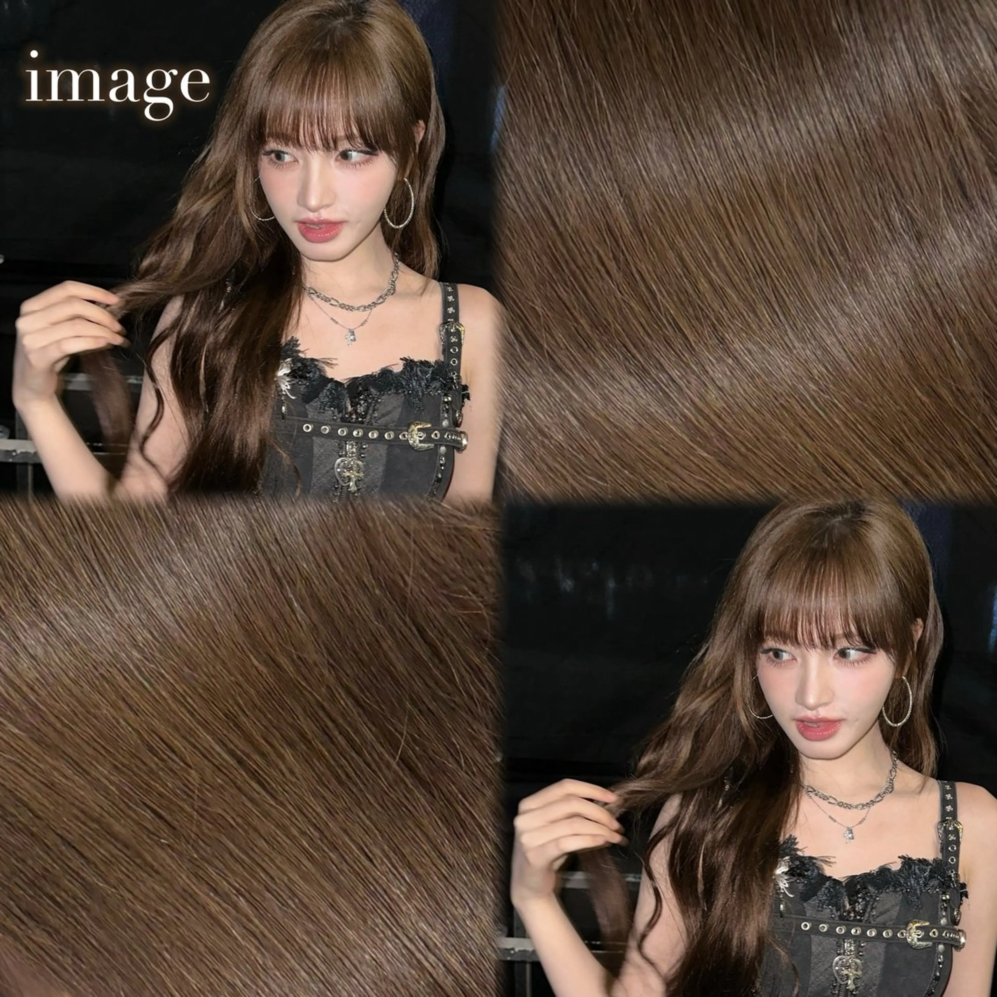 ロング カラー ヘアカラー トリートメント 韓国ヘア×透明感 🪞横浜/MIU🪞のヘアスタイル