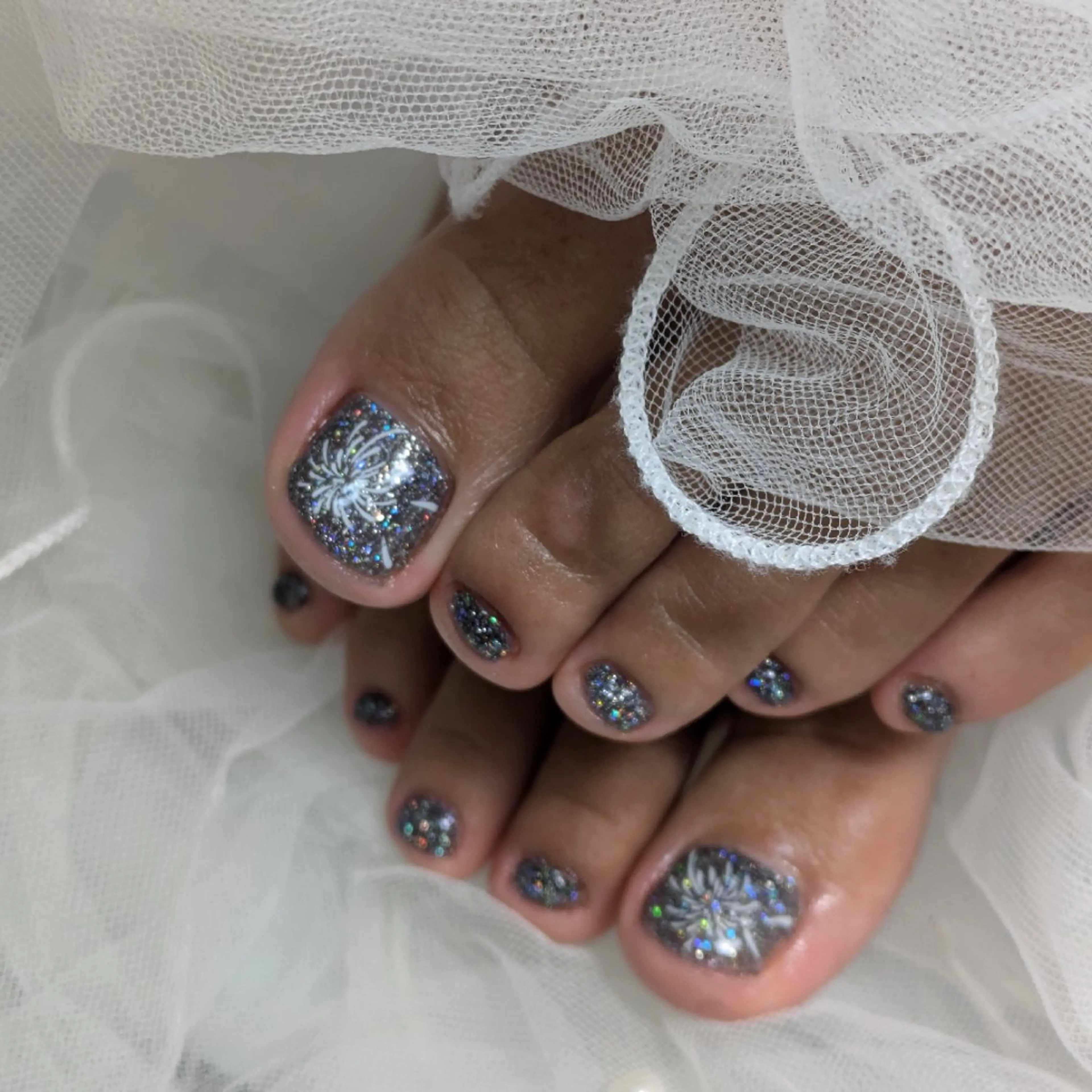 ネイル フットネイル 門戸厄神プライベートサロンulunail所属・ulunail mikaのネイルデザイン