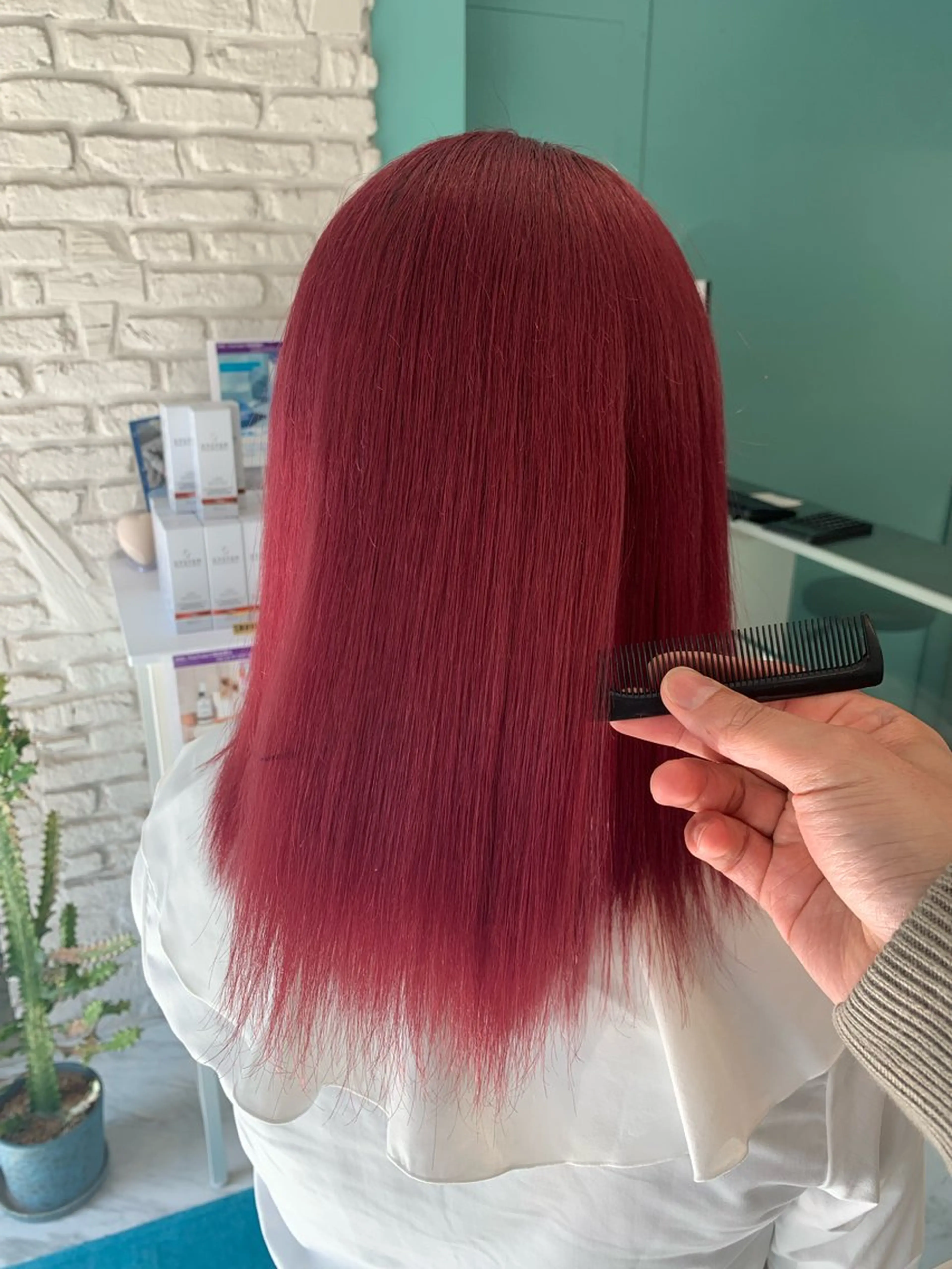 ミディアム トリートメント 髪質改善ストレート/レイヤーカット/Lee Horie所属・髪質改善&縮毛矯正 池本 有宏のヘアスタイル