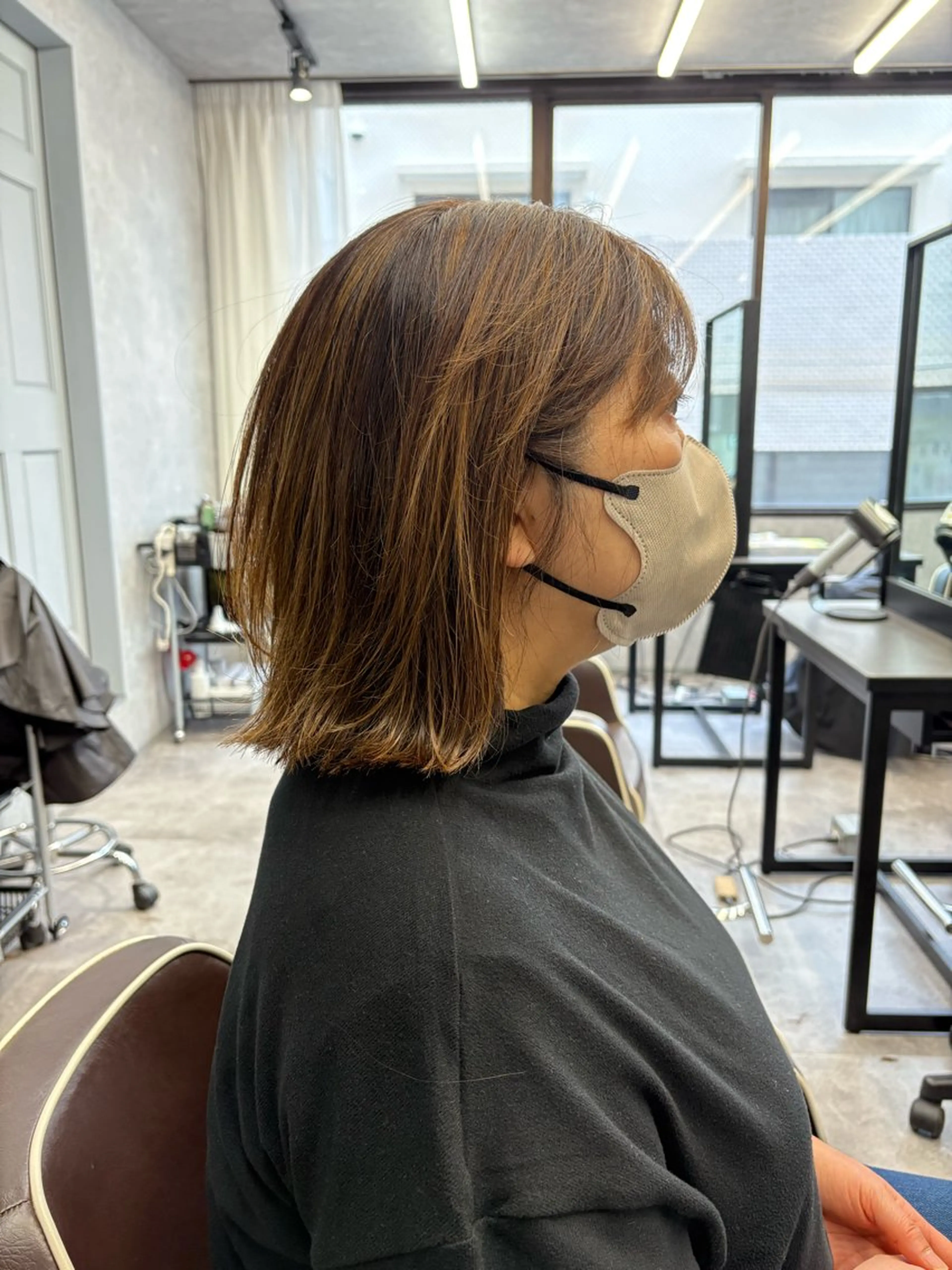 ミディアム たまプラーザ/駅近 clan/前田 朋輝のヘアスタイル