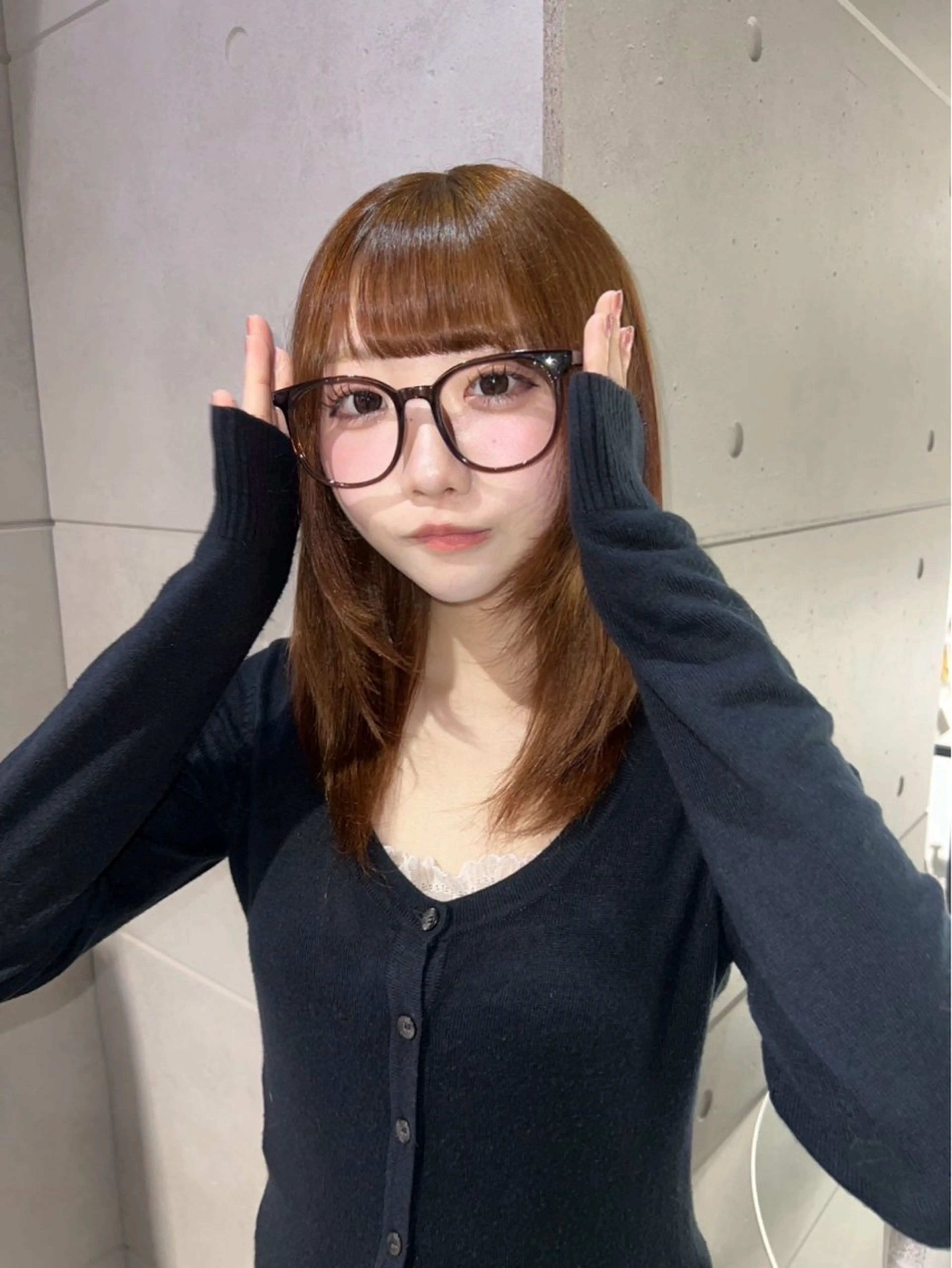 ミディアム ヘアカラー AIRA/ブリーチ ‪/透明感カラーのヘアスタイル