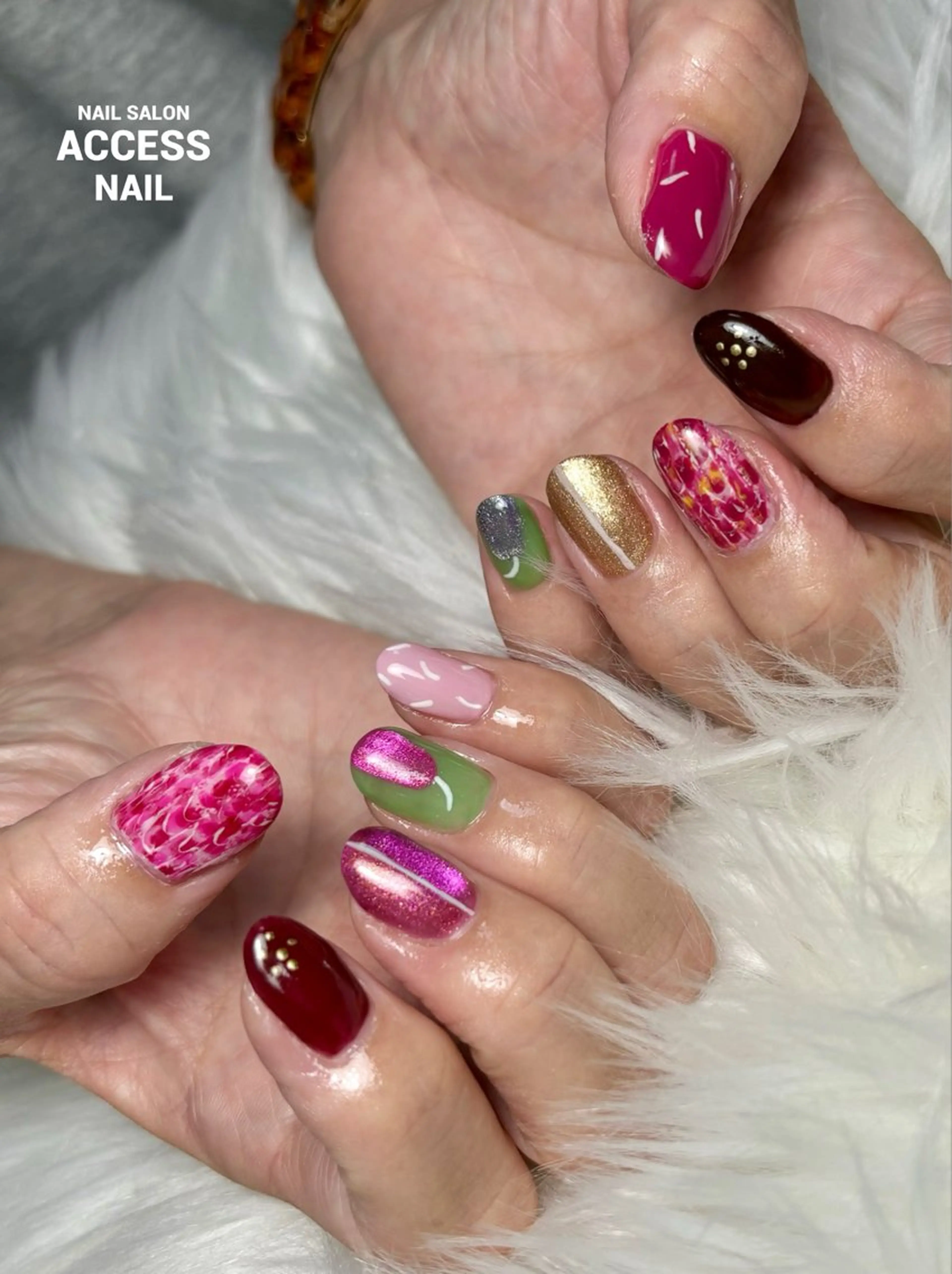 ネイル access nailのネイルデザイン