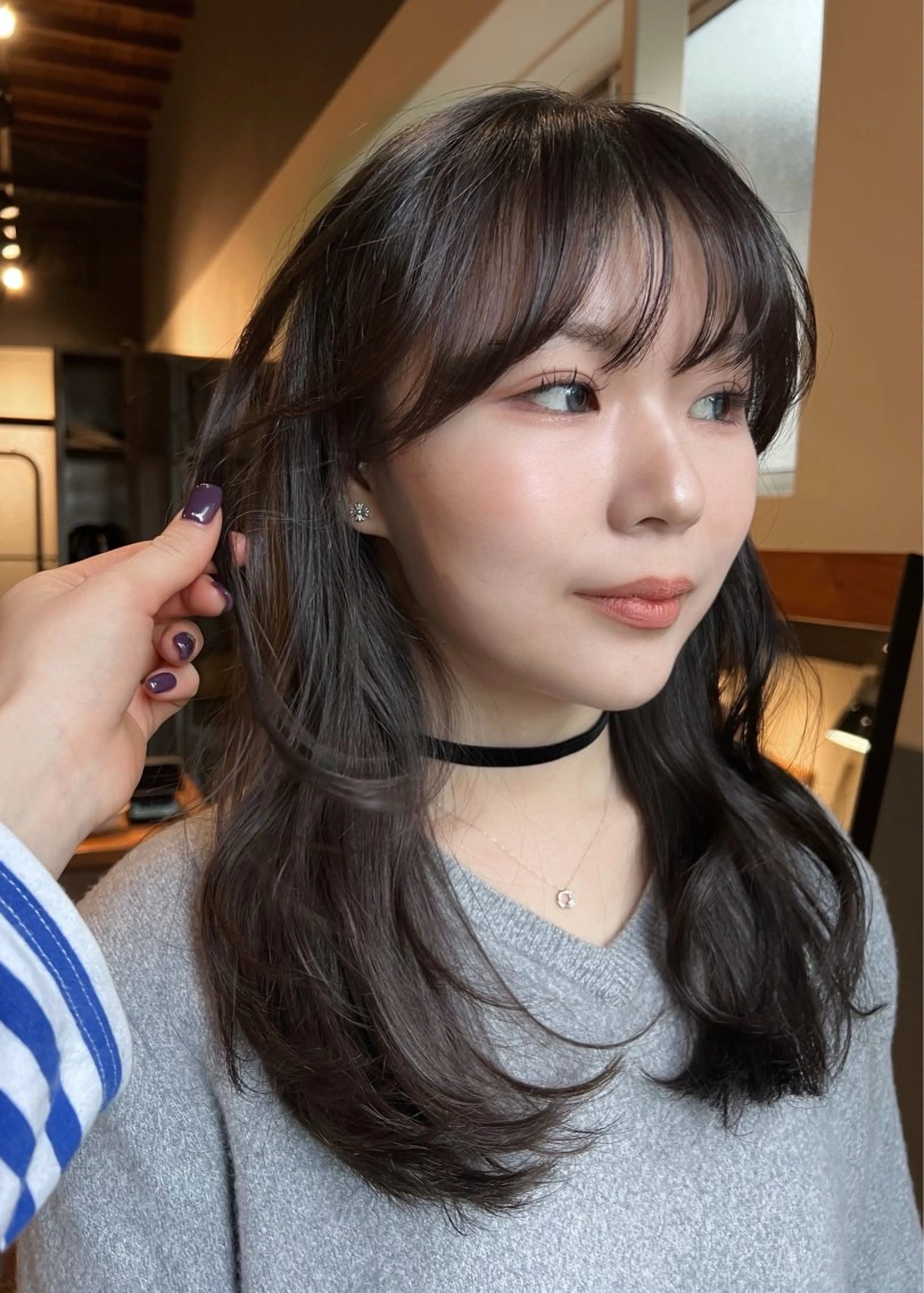 カラー ブラウンカラー シアーブラウン the hinc所属・miyu /大阪 /レイヤーカットのヘアスタイル