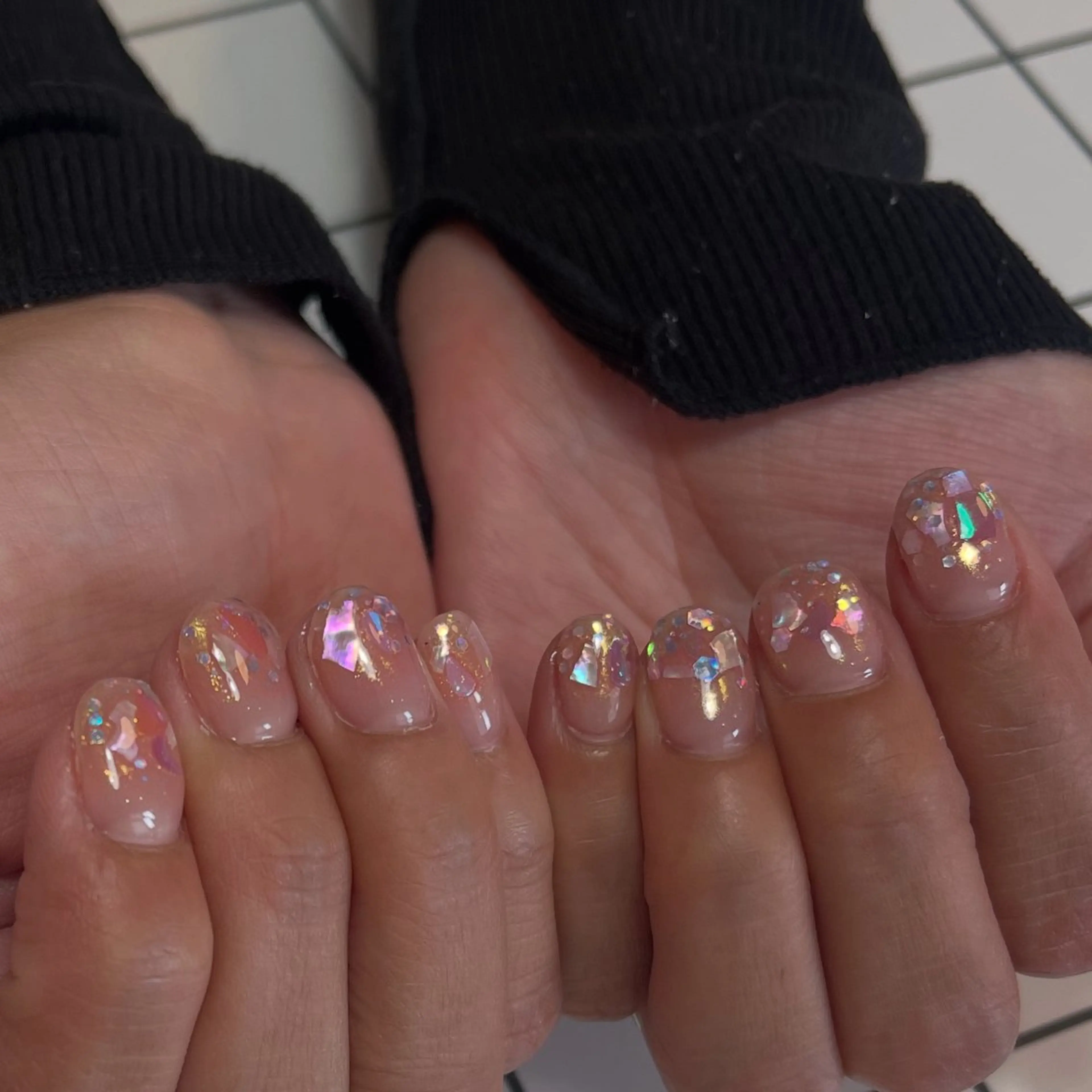 ネイル オーロラネイル nailstudio EN／RISAのネイルデザイン