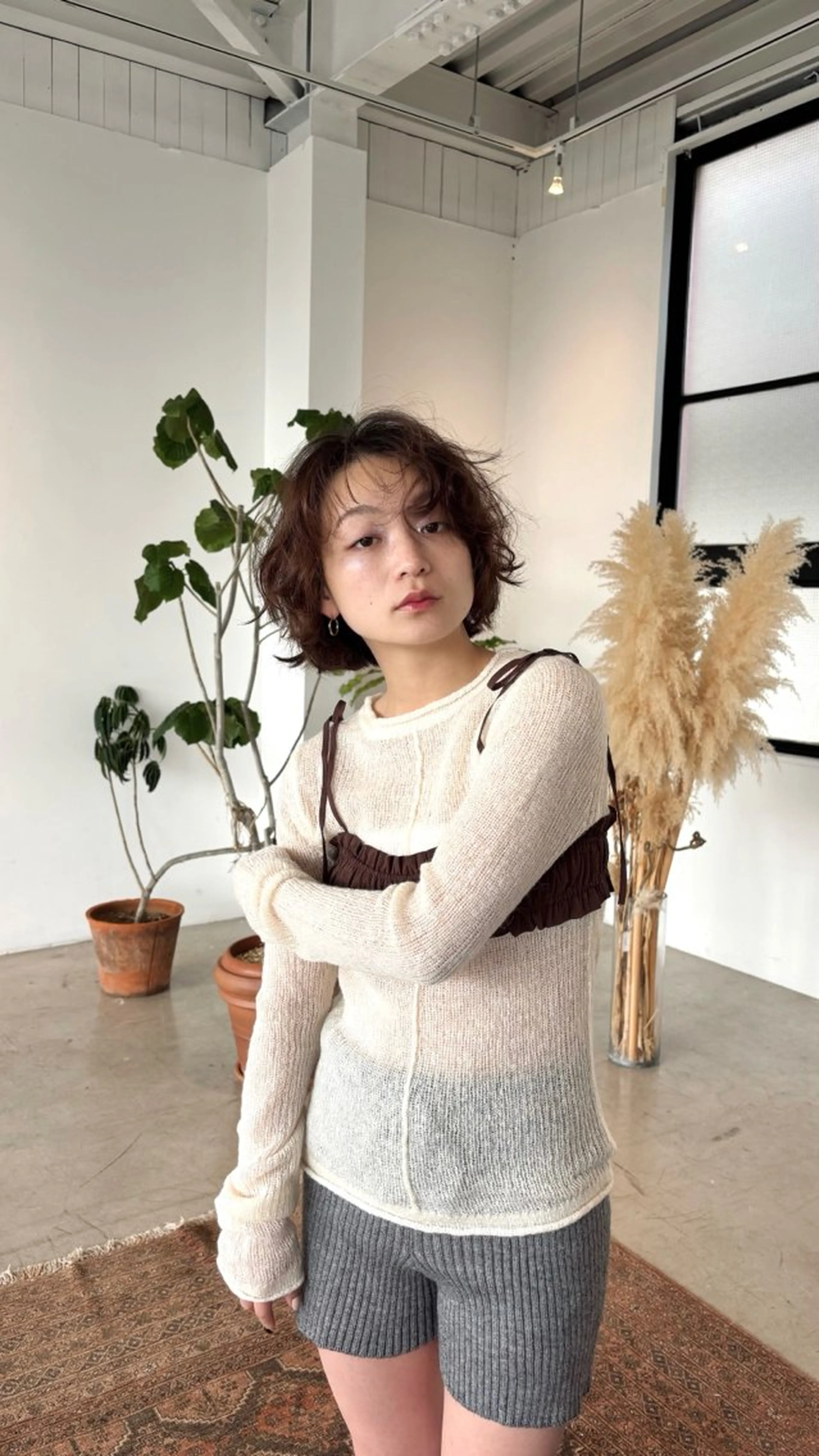 ショート パーマ カット パーマ A.C.T C-LOOPUNITED所属・坂元 あかねのヘアスタイル