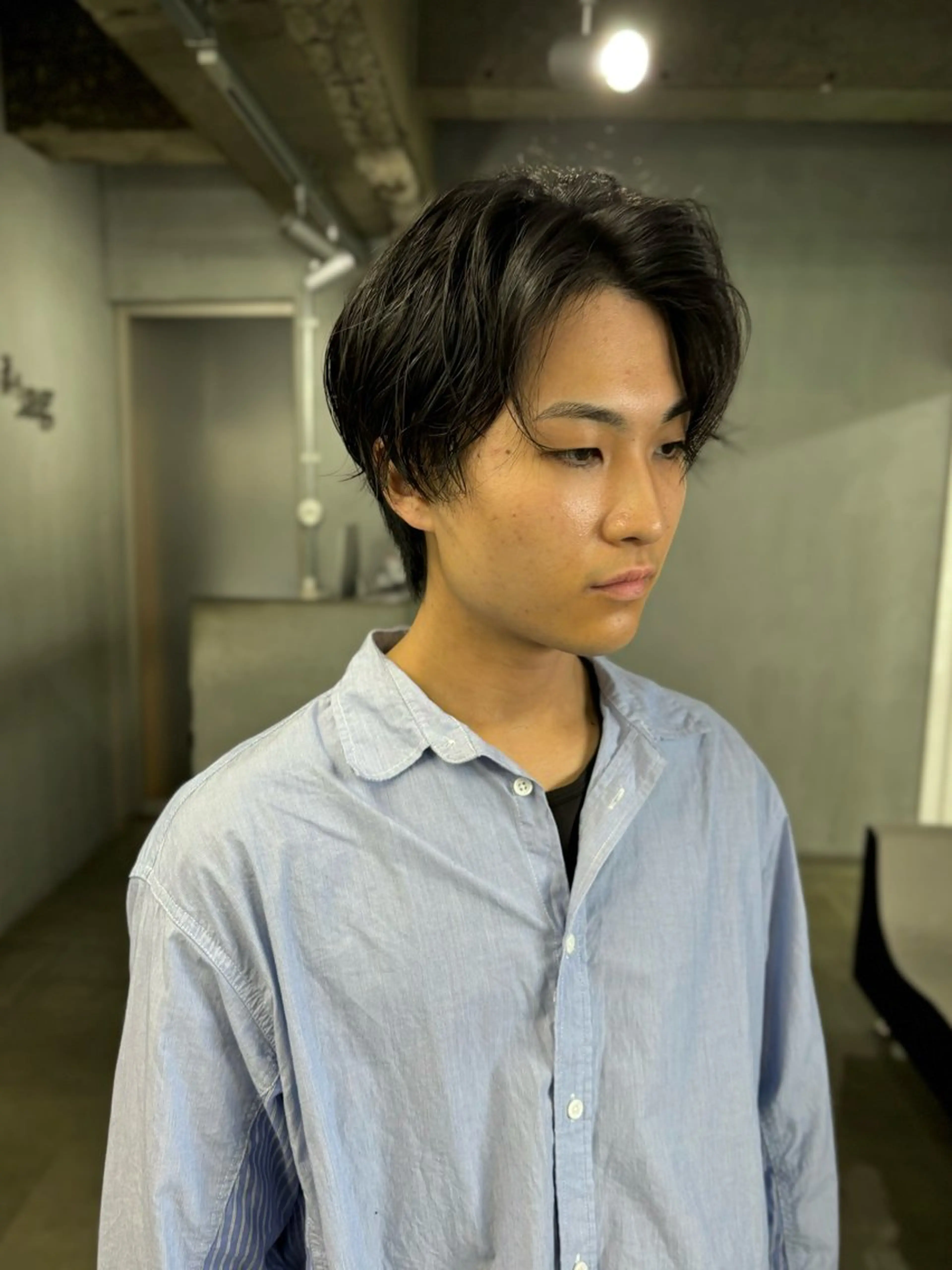 ショート パーマ メンズ カット パーマ メンズ/ダブルカラー /パーマ/来栖慧💈のヘアスタイル