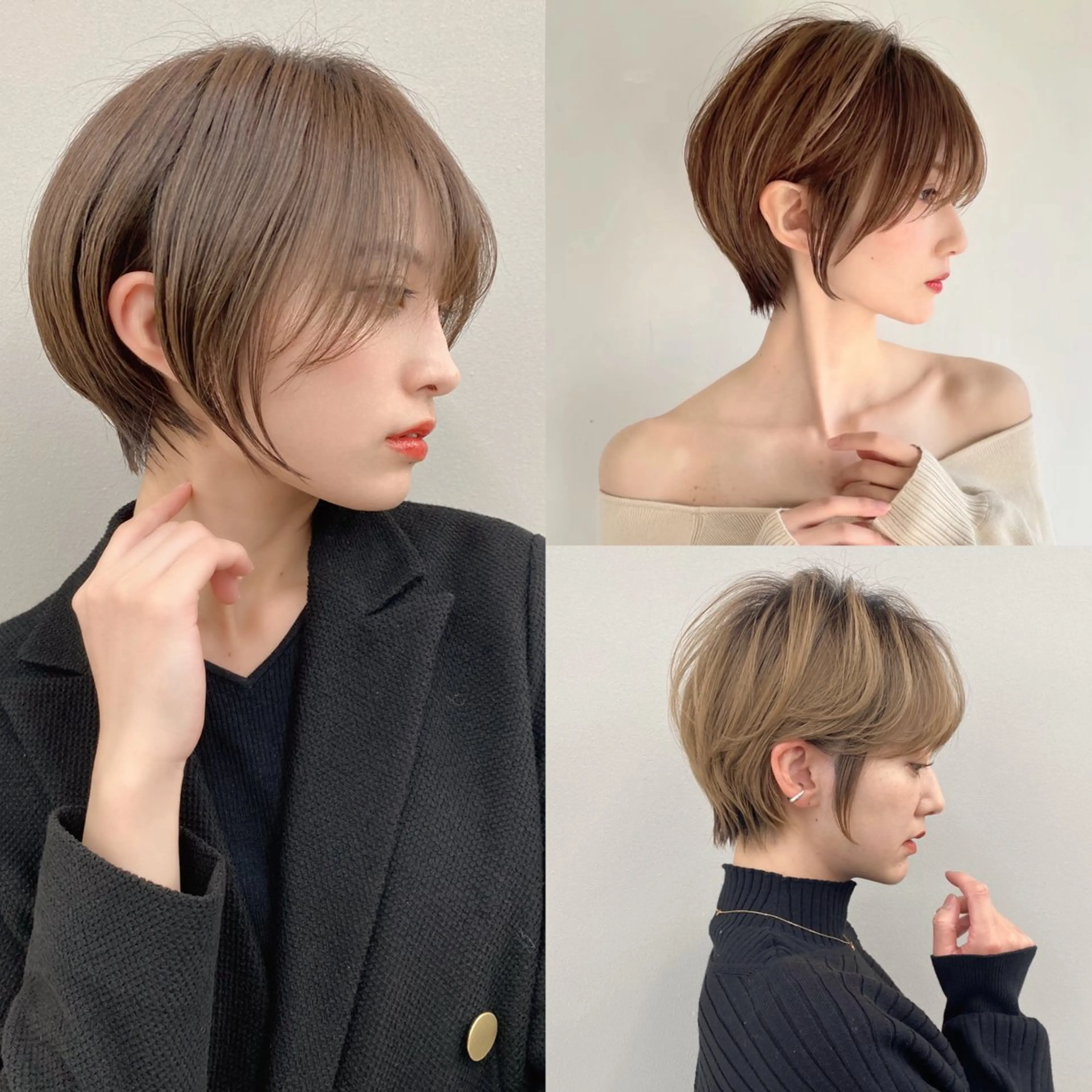 ❣️骨格診断❣️似合わせショートヘア✨【似合わせカット】+【透明感フルカラー】+【高保湿TR】 髪質改善 レイヤーの写真