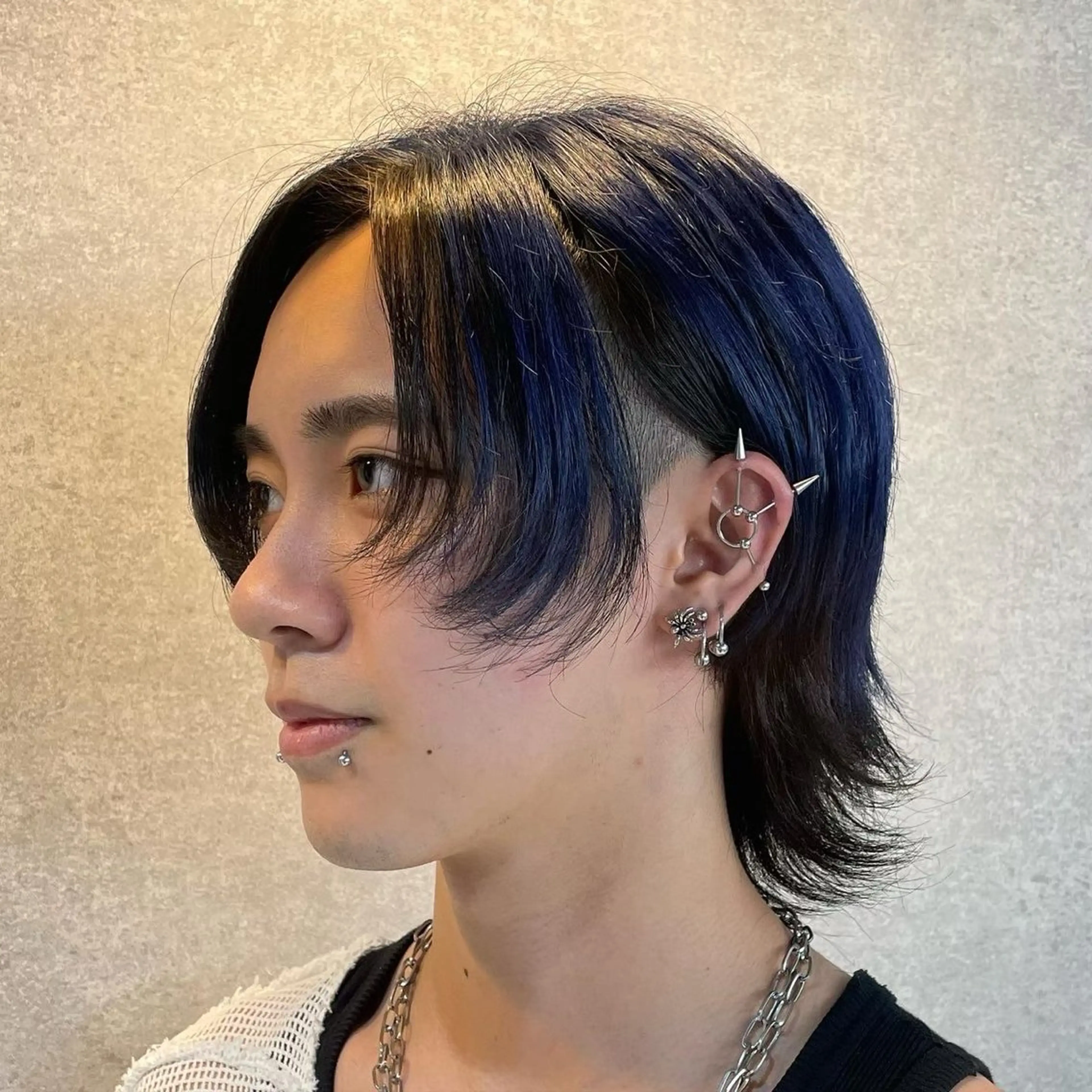 カラー ヘアアレンジ メンズ Ryo横浜韓国ヘア/ 曲がる縮毛矯正特化のヘアスタイル