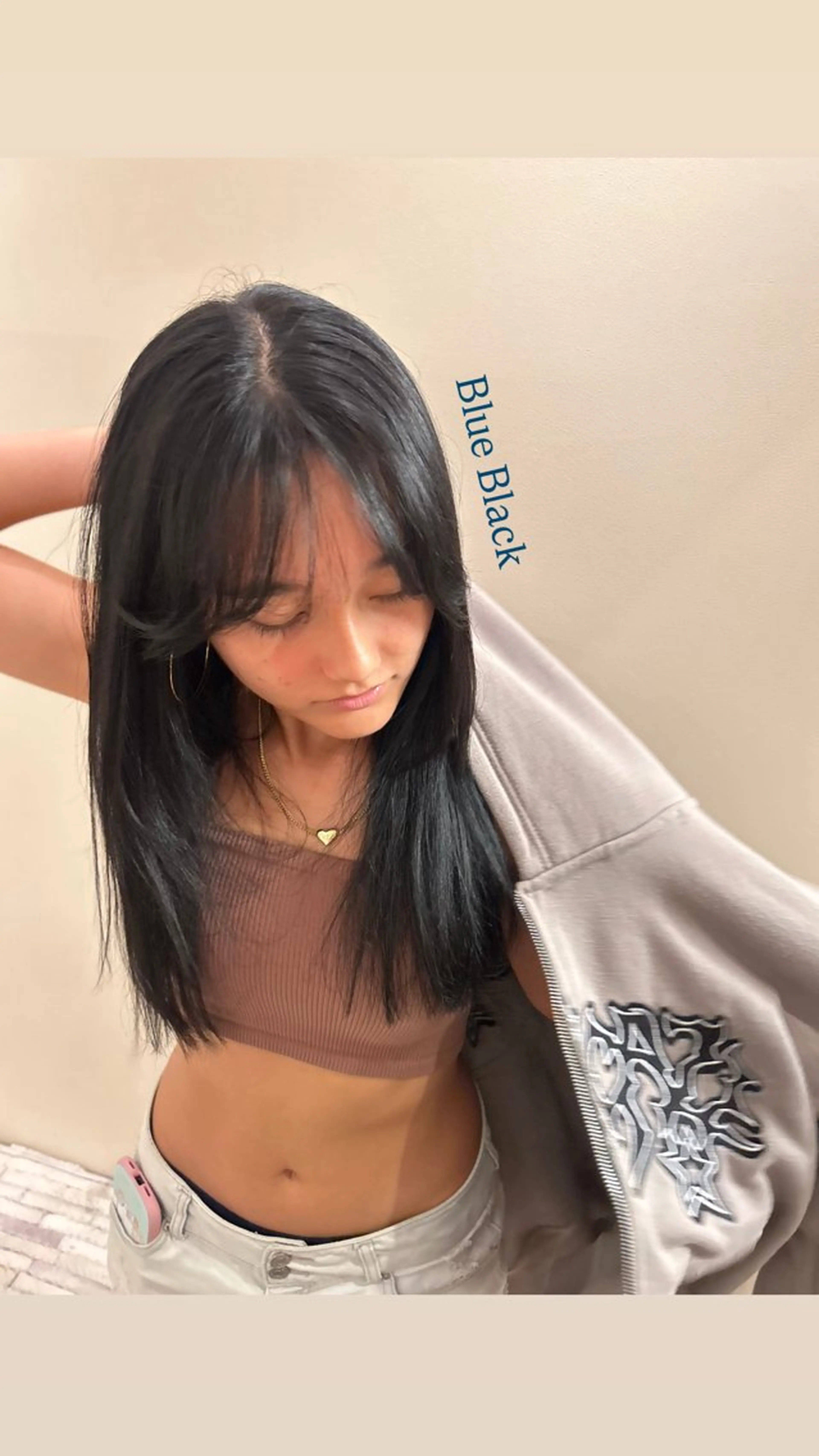 ミディアム カラー カット ヘアカラー la fith所属・rico_by ヘアとアイブロウのヘアスタイル