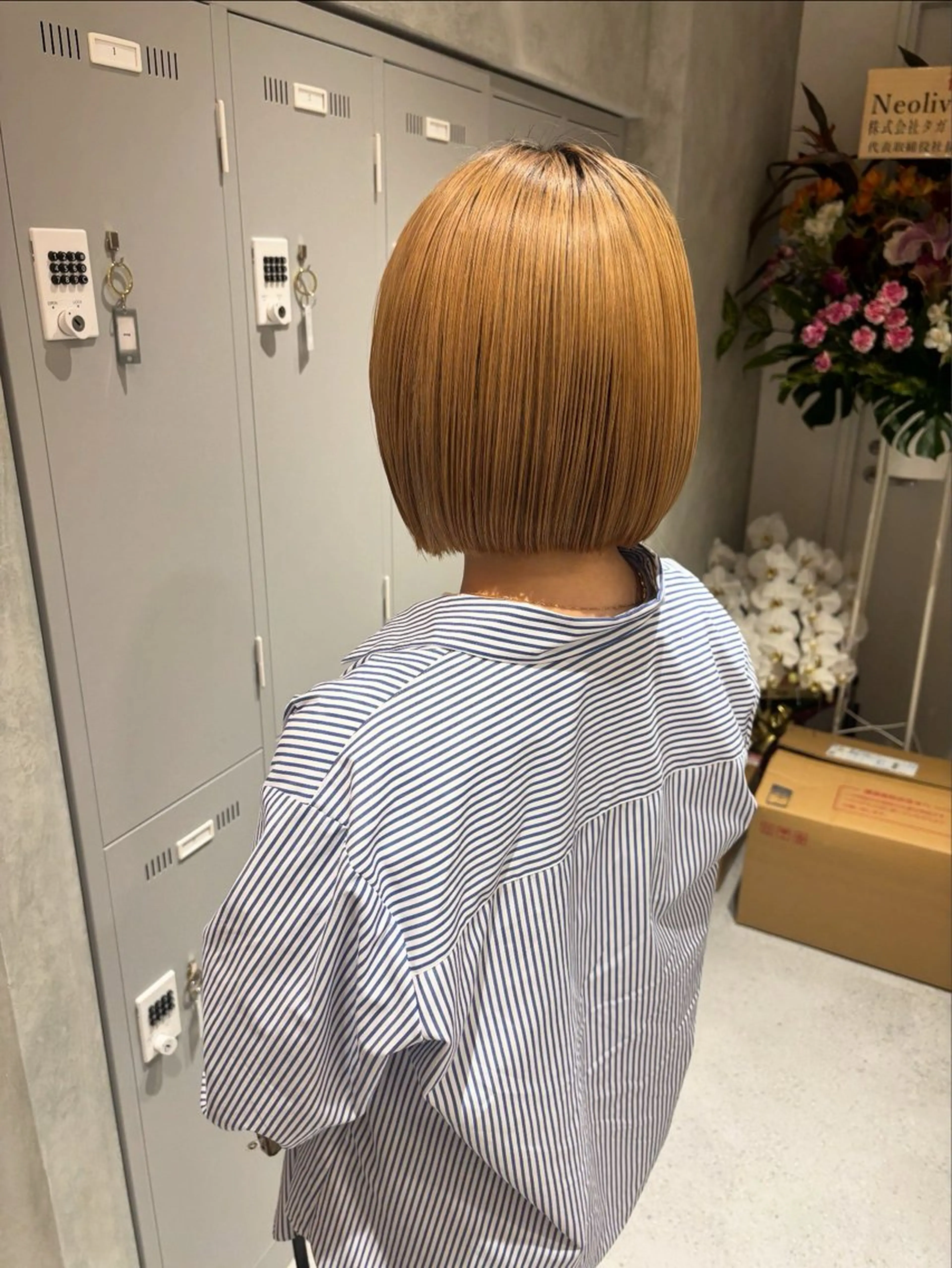 ミディアム ボブ カット トリートメント 大久保 愛のヘアスタイル