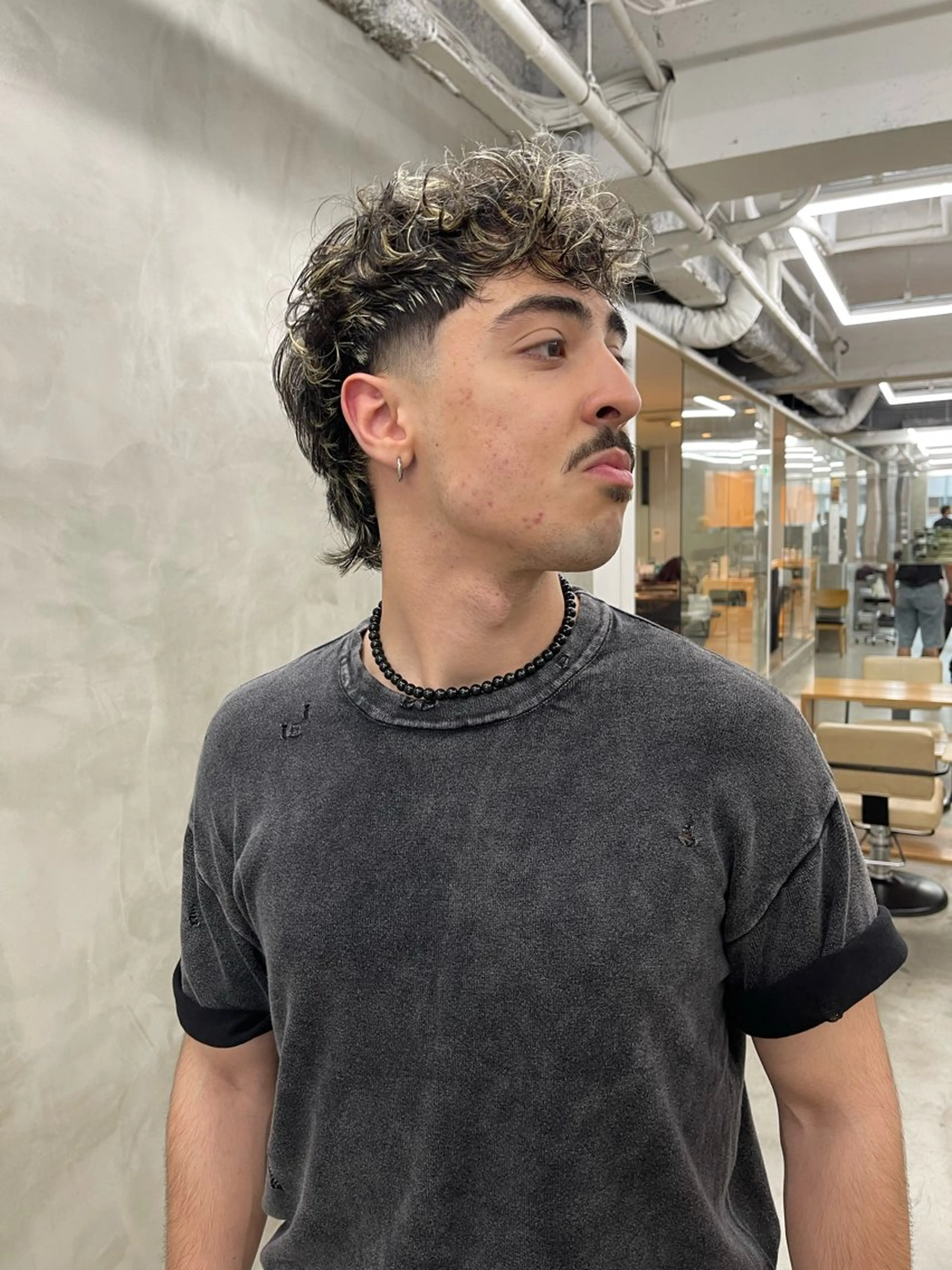 カラー パーマ メンズ メンズカット パーマ[佐橋]のヘアスタイル