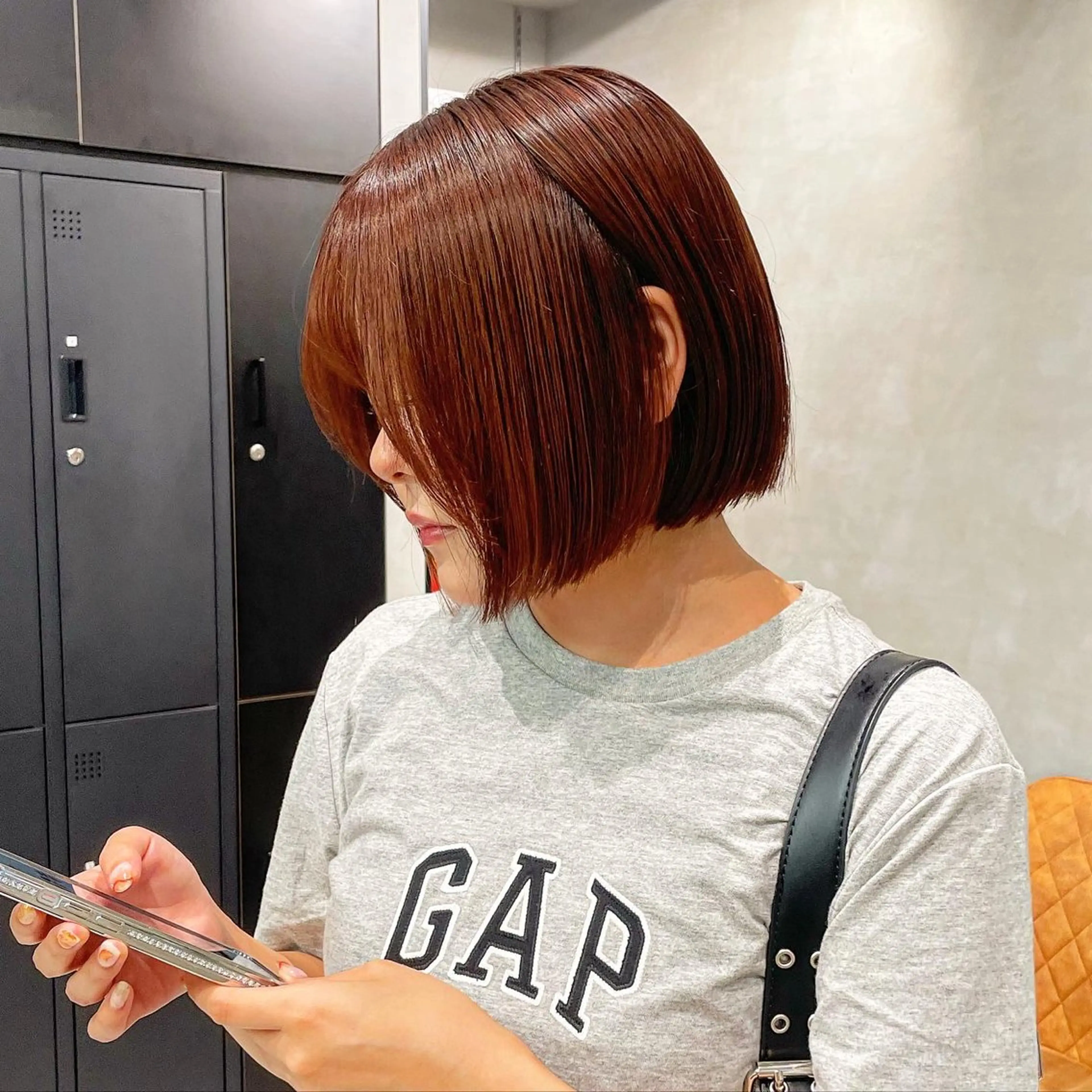 ショート カラー 暖色レイヤー 🥀REIRIのヘアスタイル