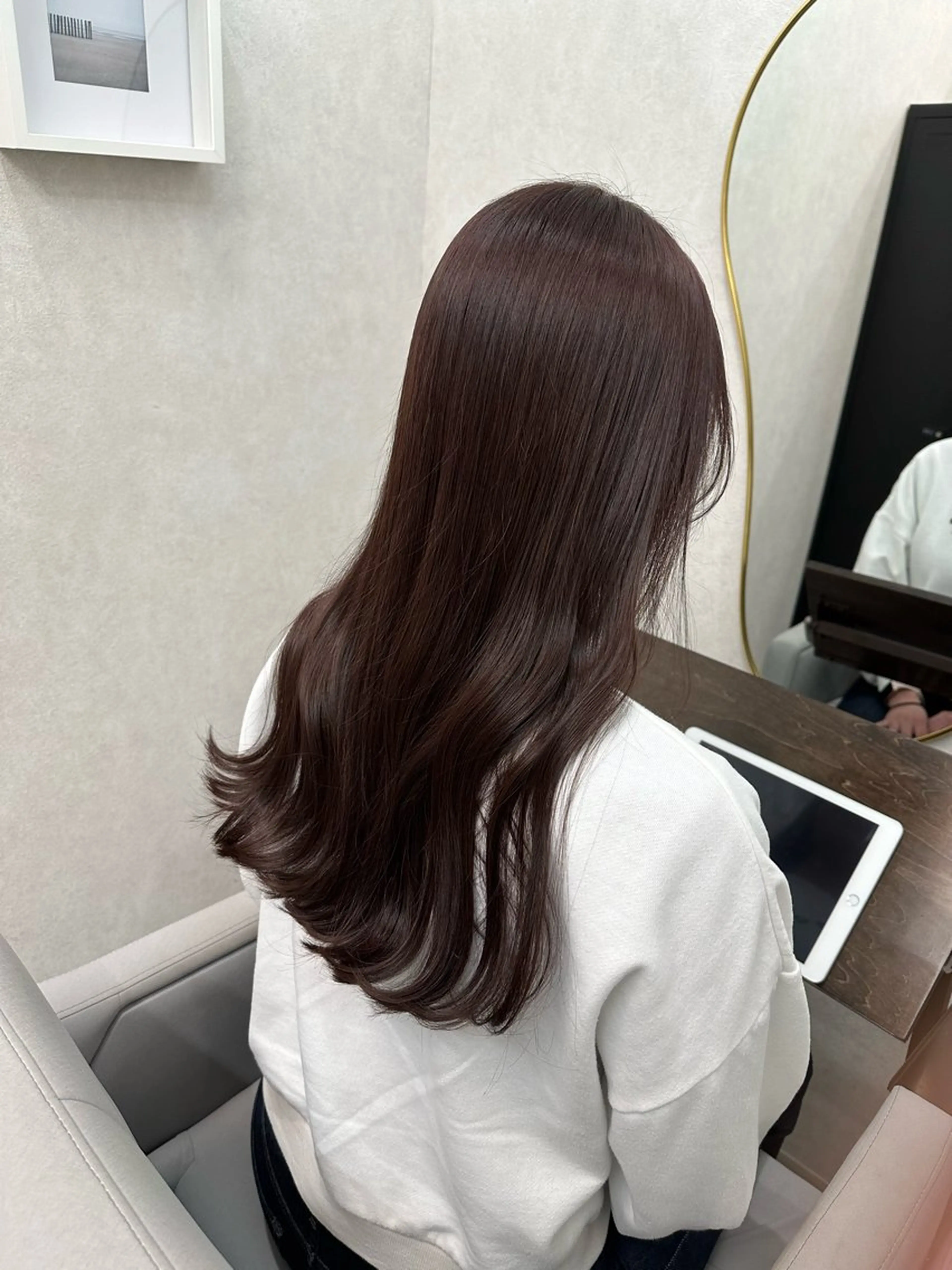 🎀minimo平日限定🎀暖色系ワンカラー＋オーダーメイドトリートメント（✨ブロー、セット込み✨)の写真