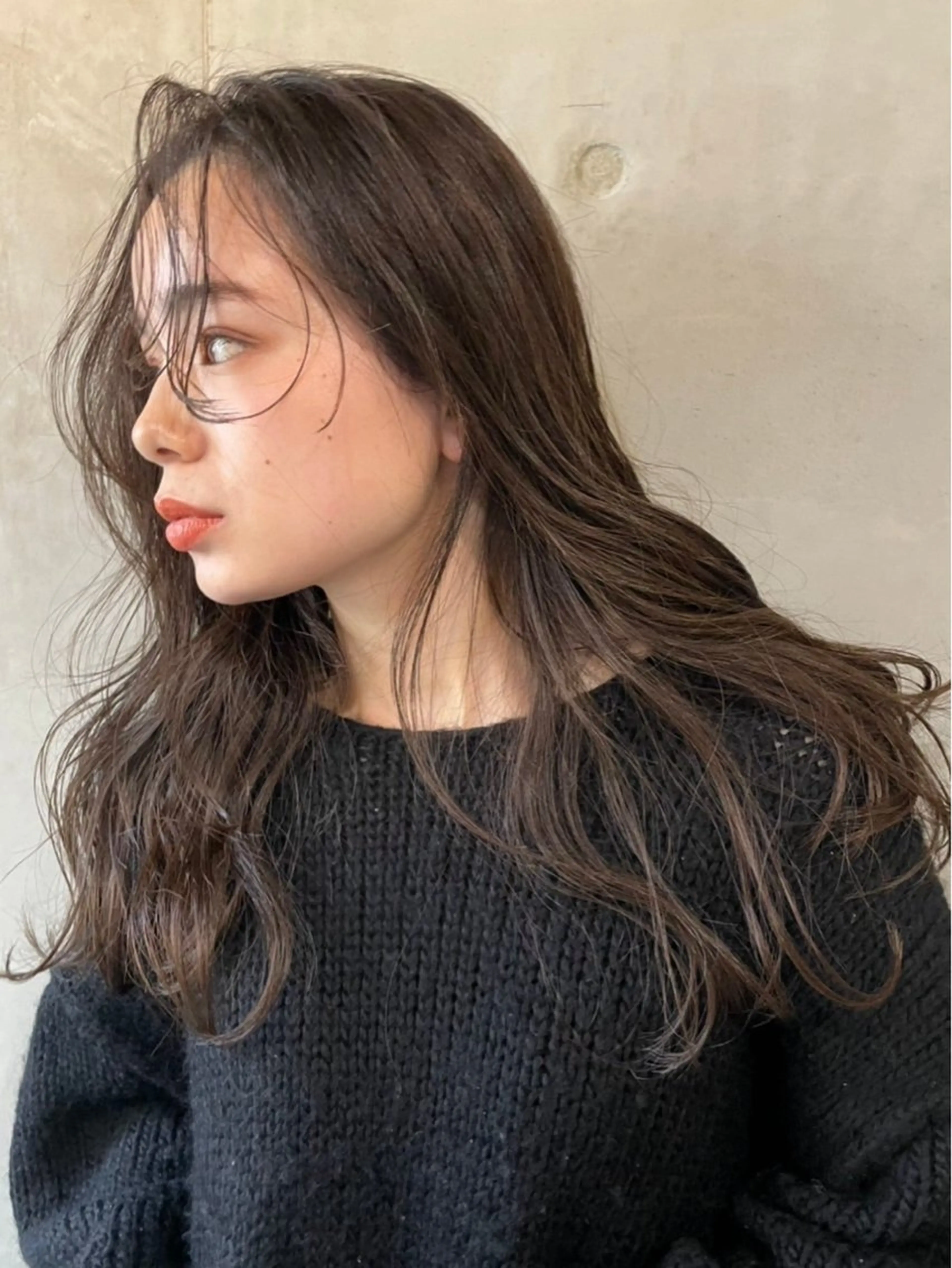 ロング カラー ベージュカラー ブリーチ ケアブリーチ 透明感カラー ダブルカラー カット SALT WATER所属・🫐 𝐌𝐚𝐨 🫐似合わせcutのヘアスタイル