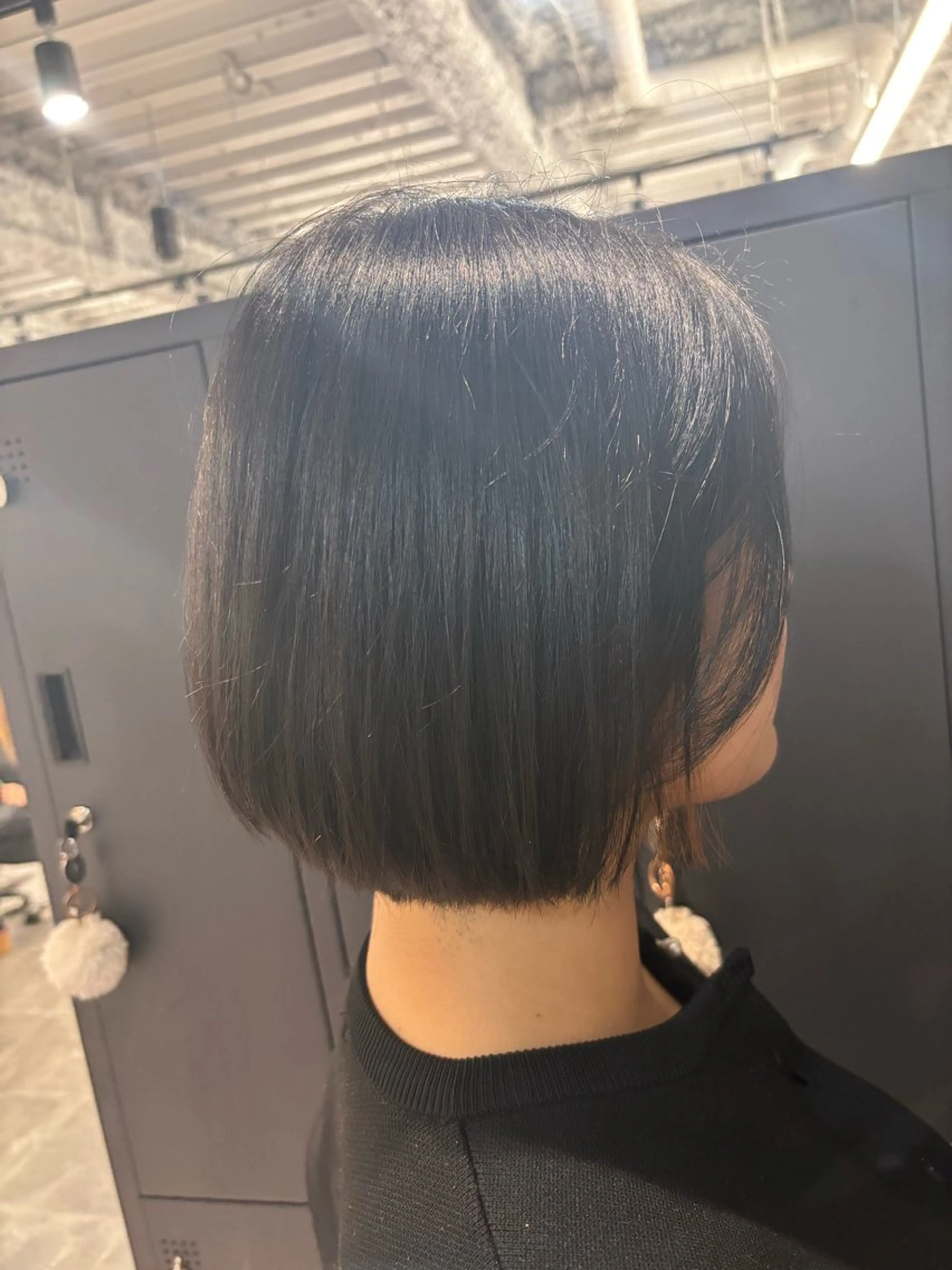 ミディアム ボブ カット エクステ/ハイトーン /ミサキのヘアスタイル