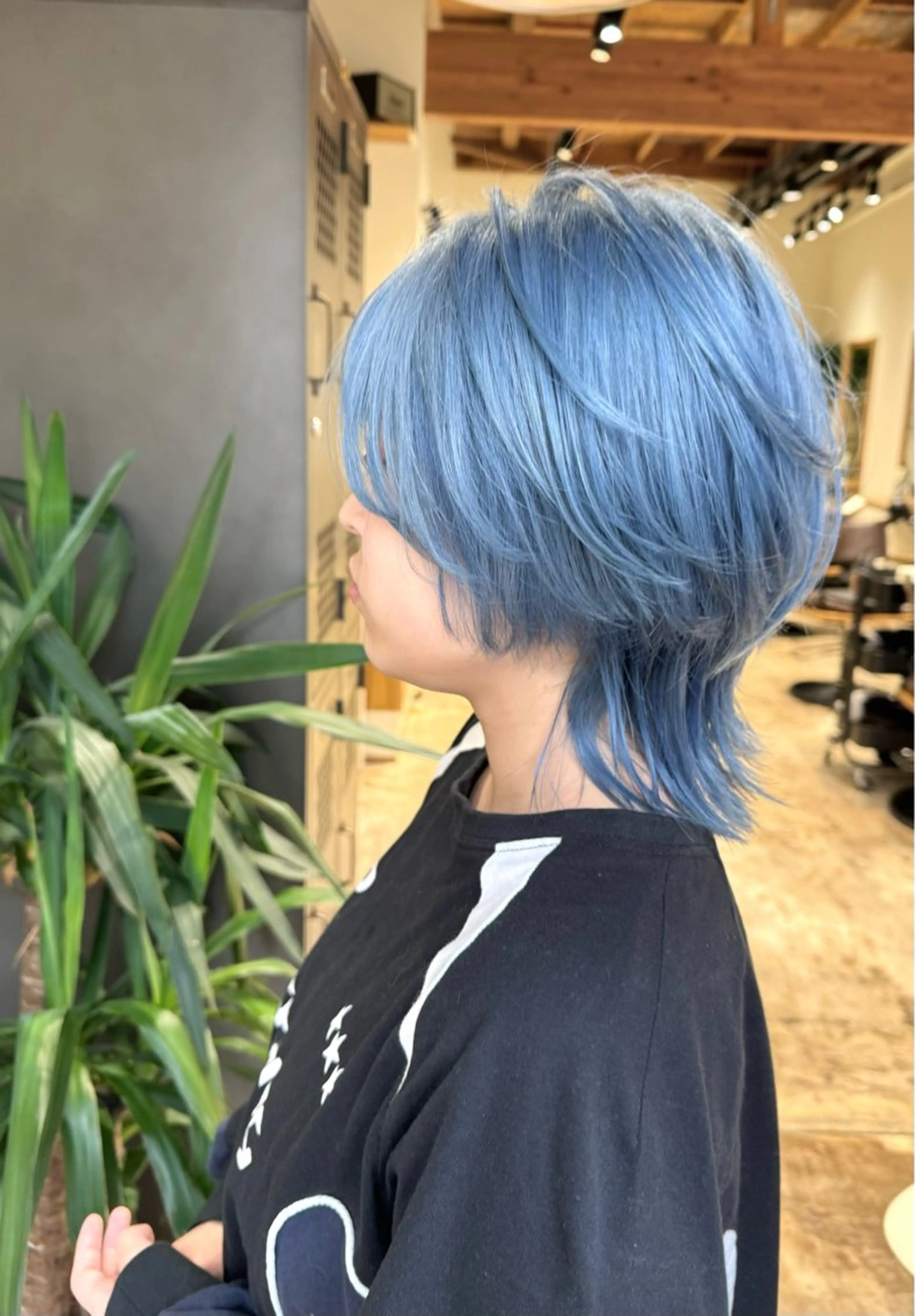 ショート ヘアカラー 園田 将士のヘアスタイル