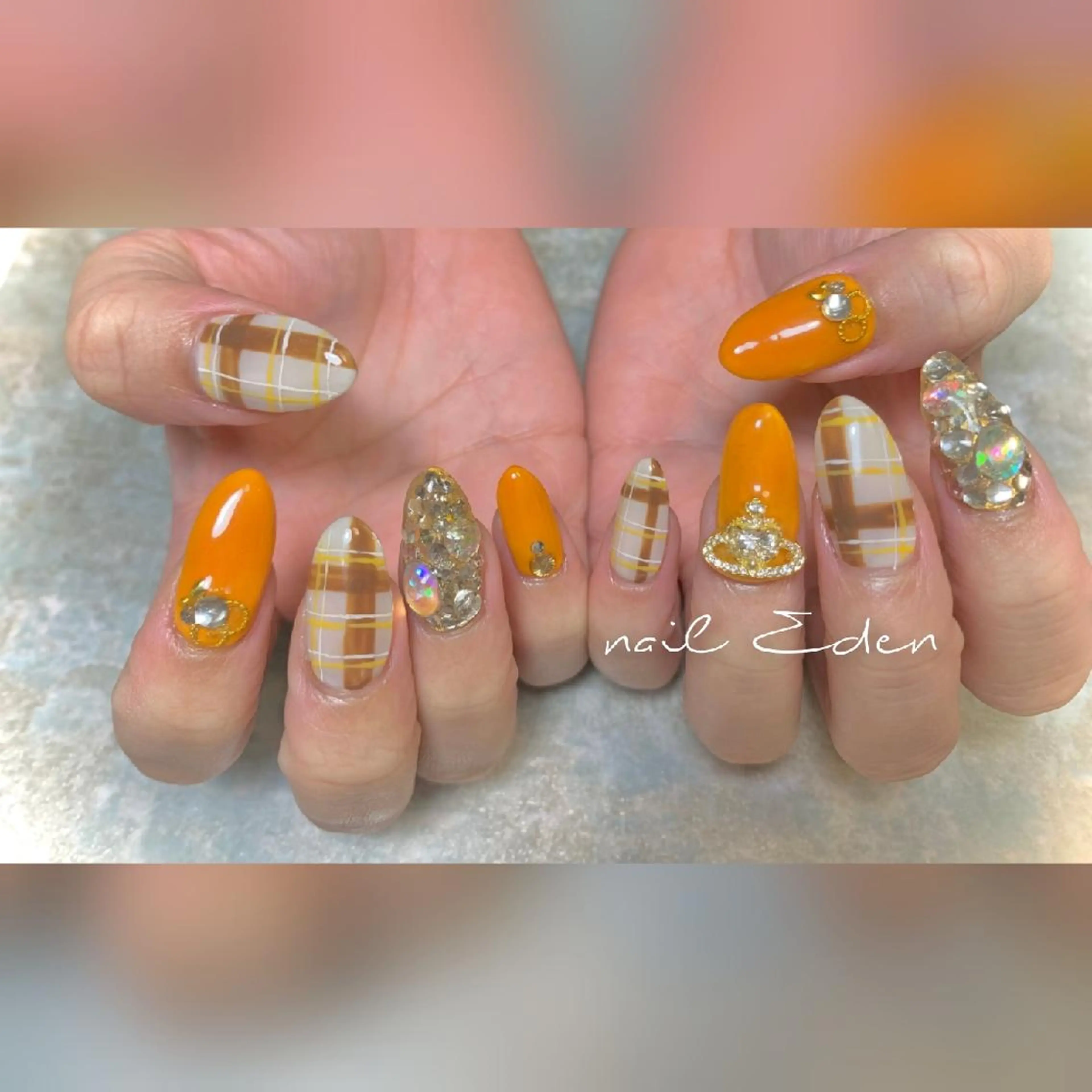 ネイル 持ち込み ハンドネイル ハンドケア Eden　private nail saron所属・Eden ♾️のネイルデザイン