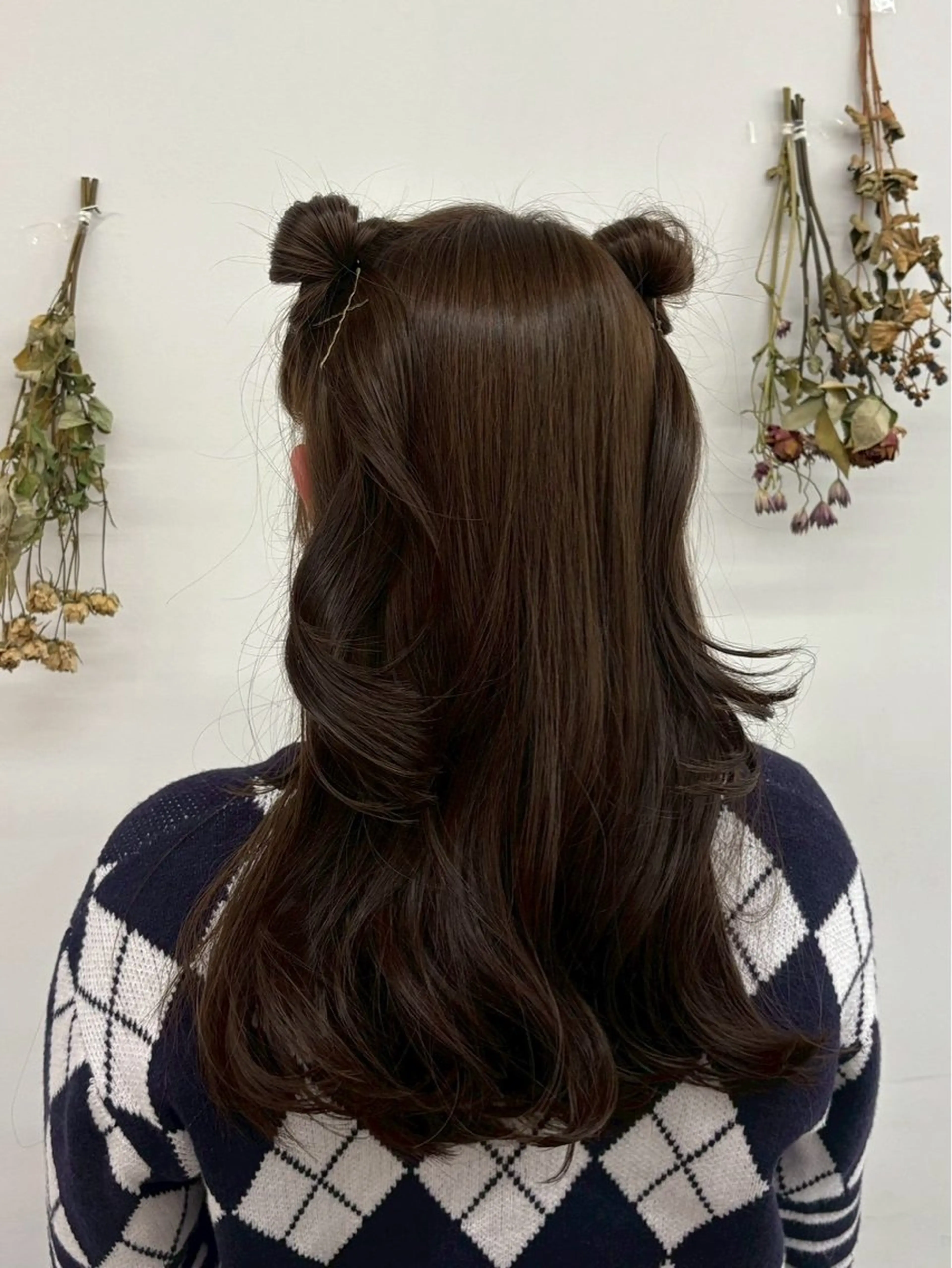 ロング カラー ヘアカラー 💐花屋併設💐 宮園　雛羽のヘアスタイル