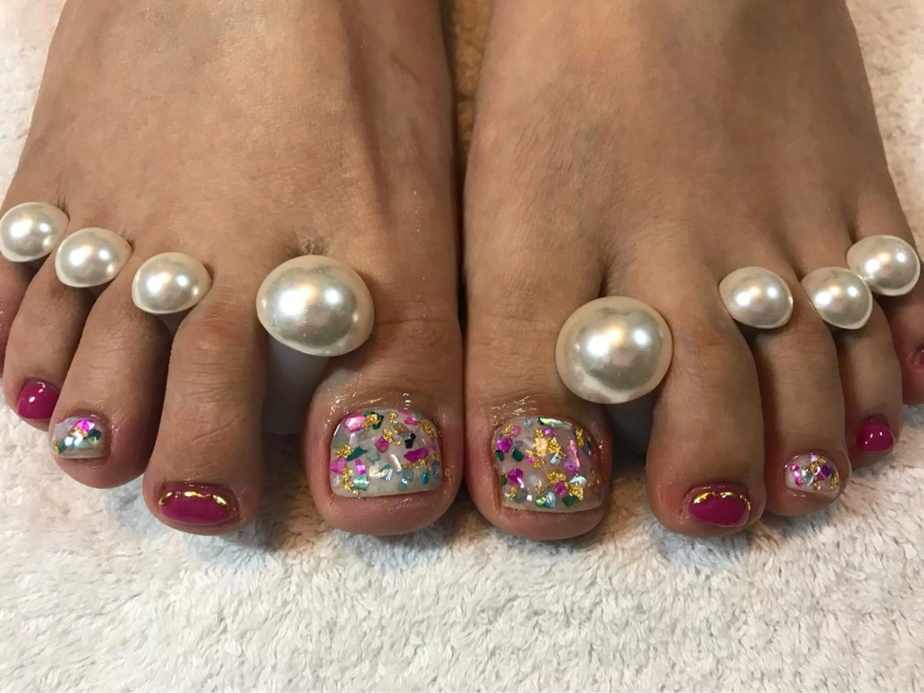 ネイル フットネイル ハンドネイル フットネイル GéRanium Harukaのネイルデザイン