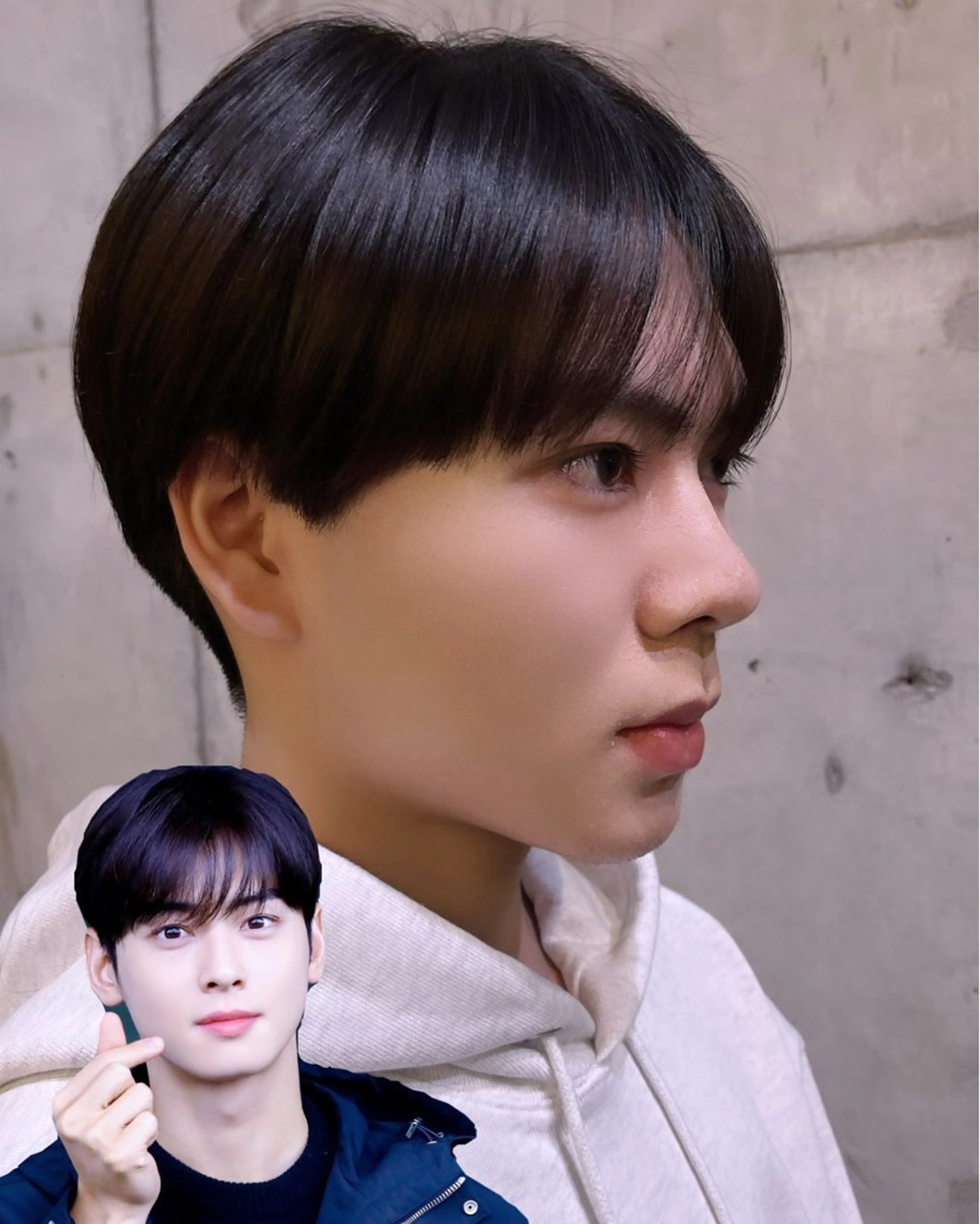 メンズ メンズ韓国風 rinaブリーチなし 透明感カラーのヘアスタイル