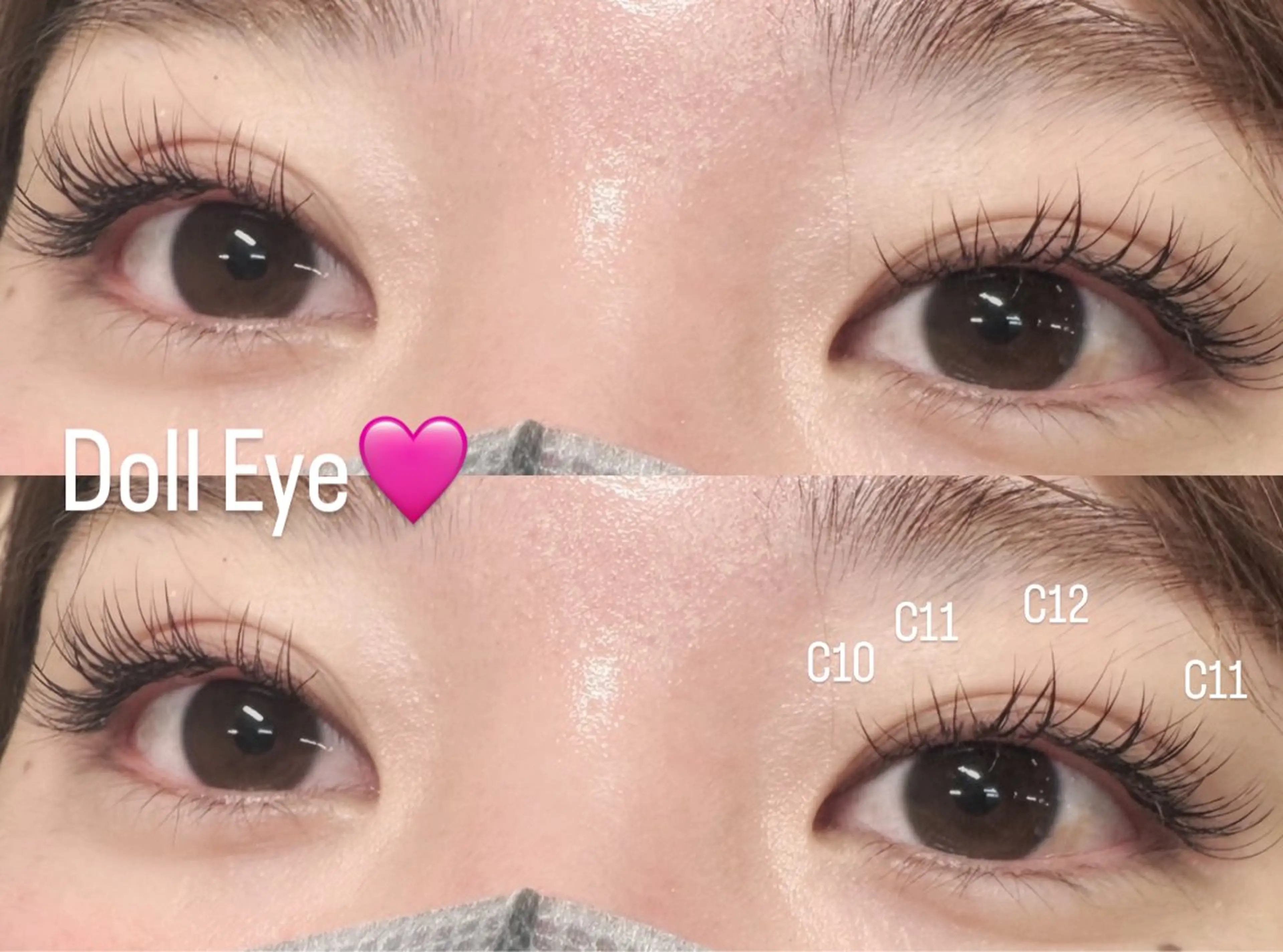 マツエク・マツパ Cカール ミンク MAQUIA泉中央店 相馬のマツエク・マツパデザイン