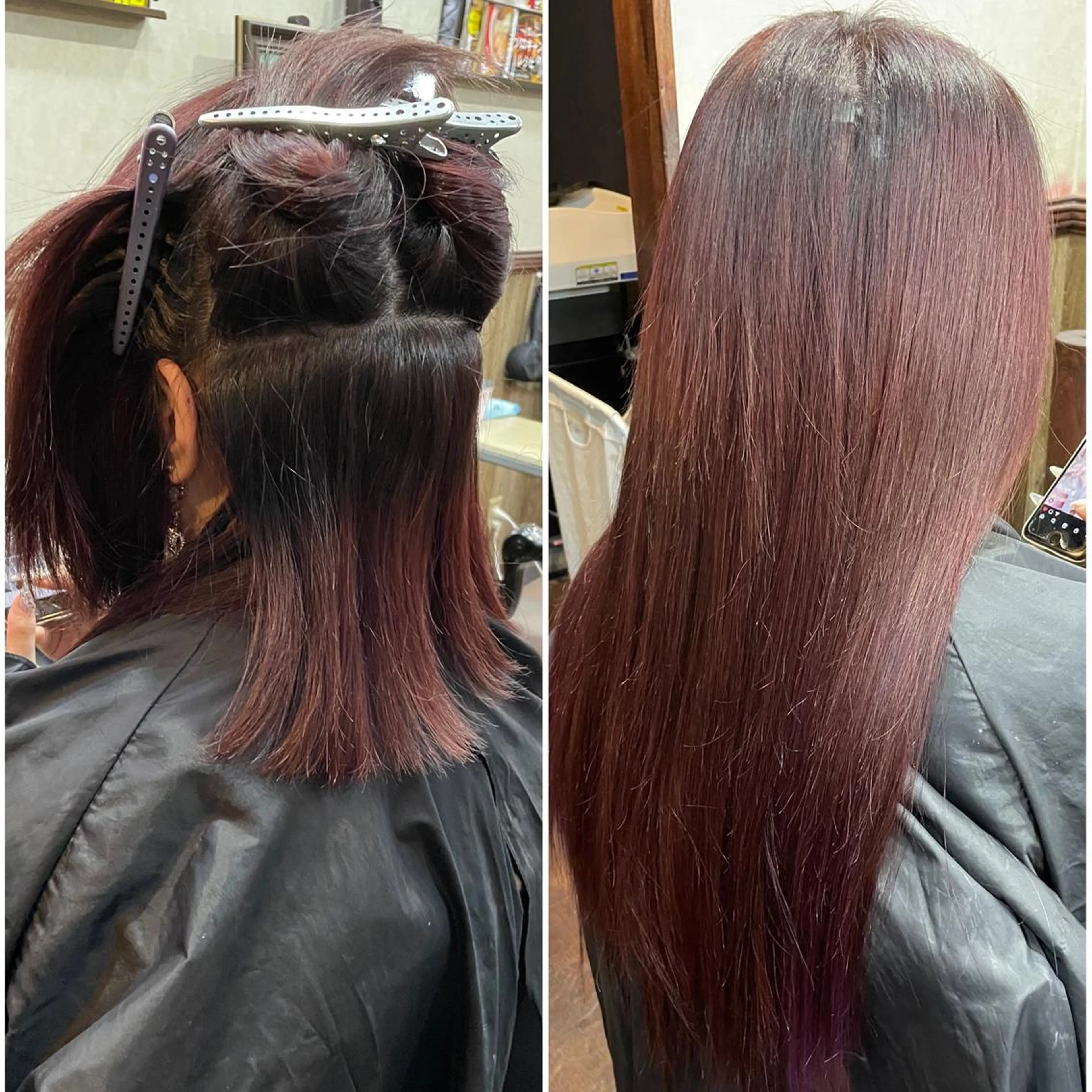 ※　エクステをされる方　カット+１メイクカラー　６０００円の写真
