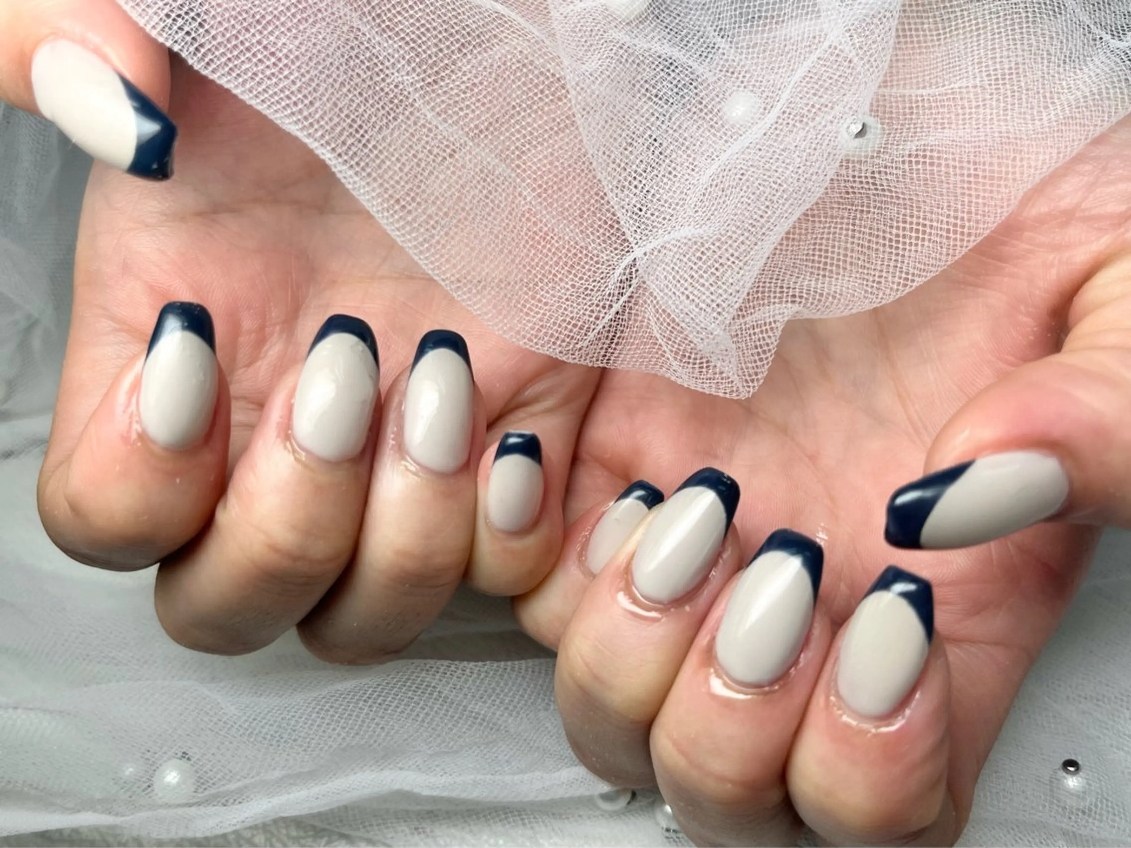 ネイル ハンドネイル Queen nail 北堀江 ASUKAのネイルデザイン