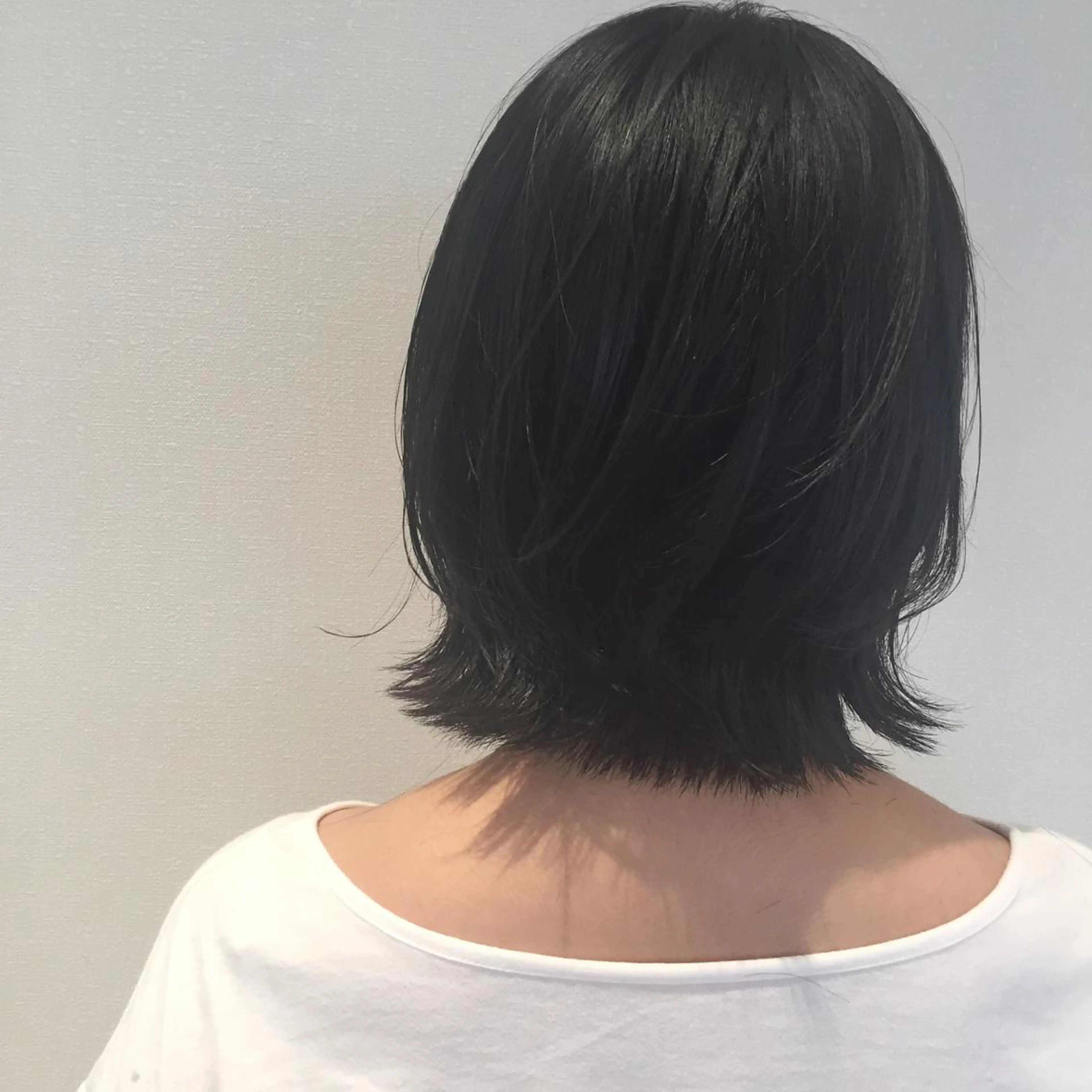 ミディアム ウルフカット 松井 恵太のヘアスタイル