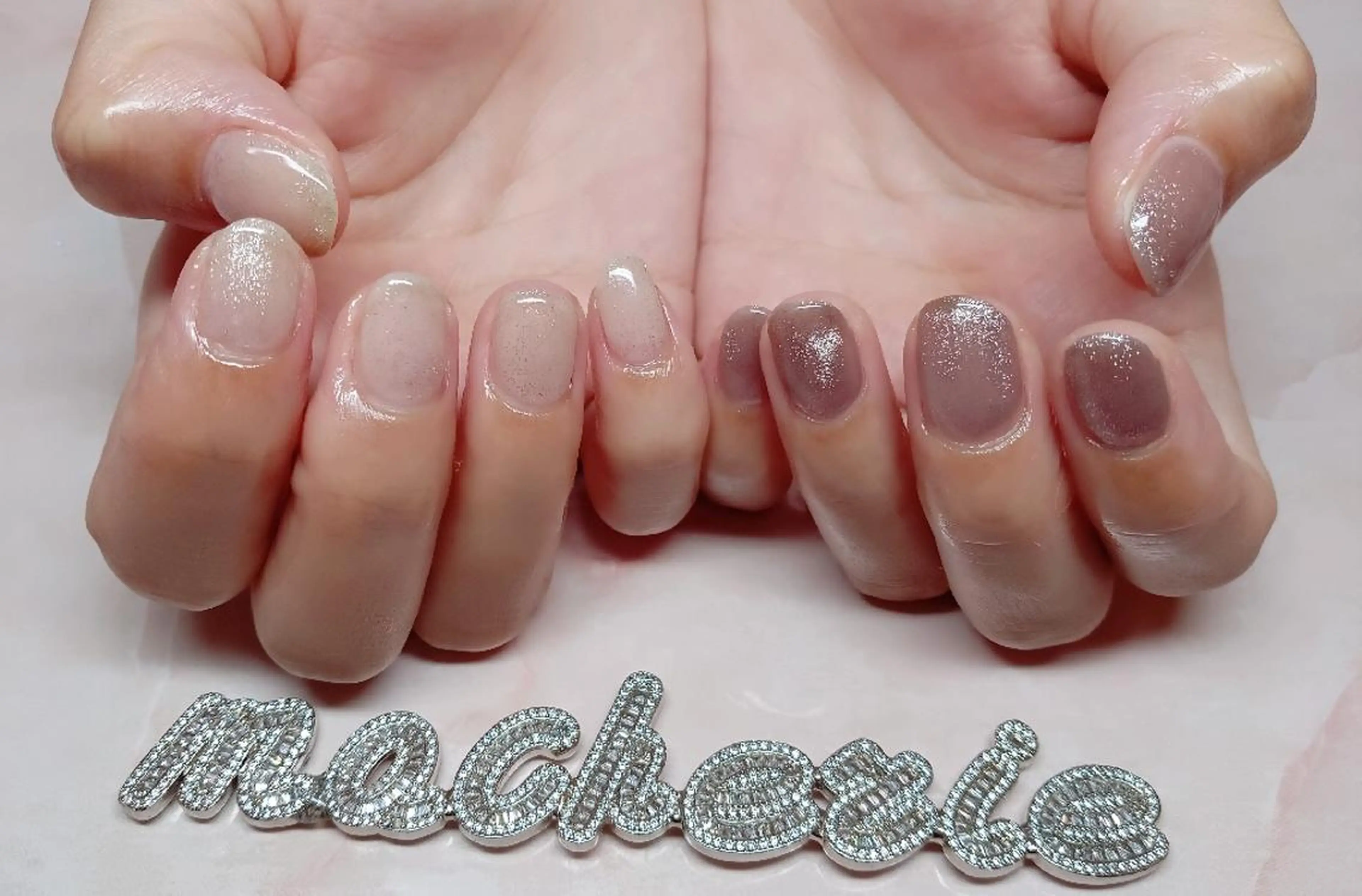 ネイル キラキラネイル シンプルネイル ハンドネイル Nail Salon macherieのネイルデザイン