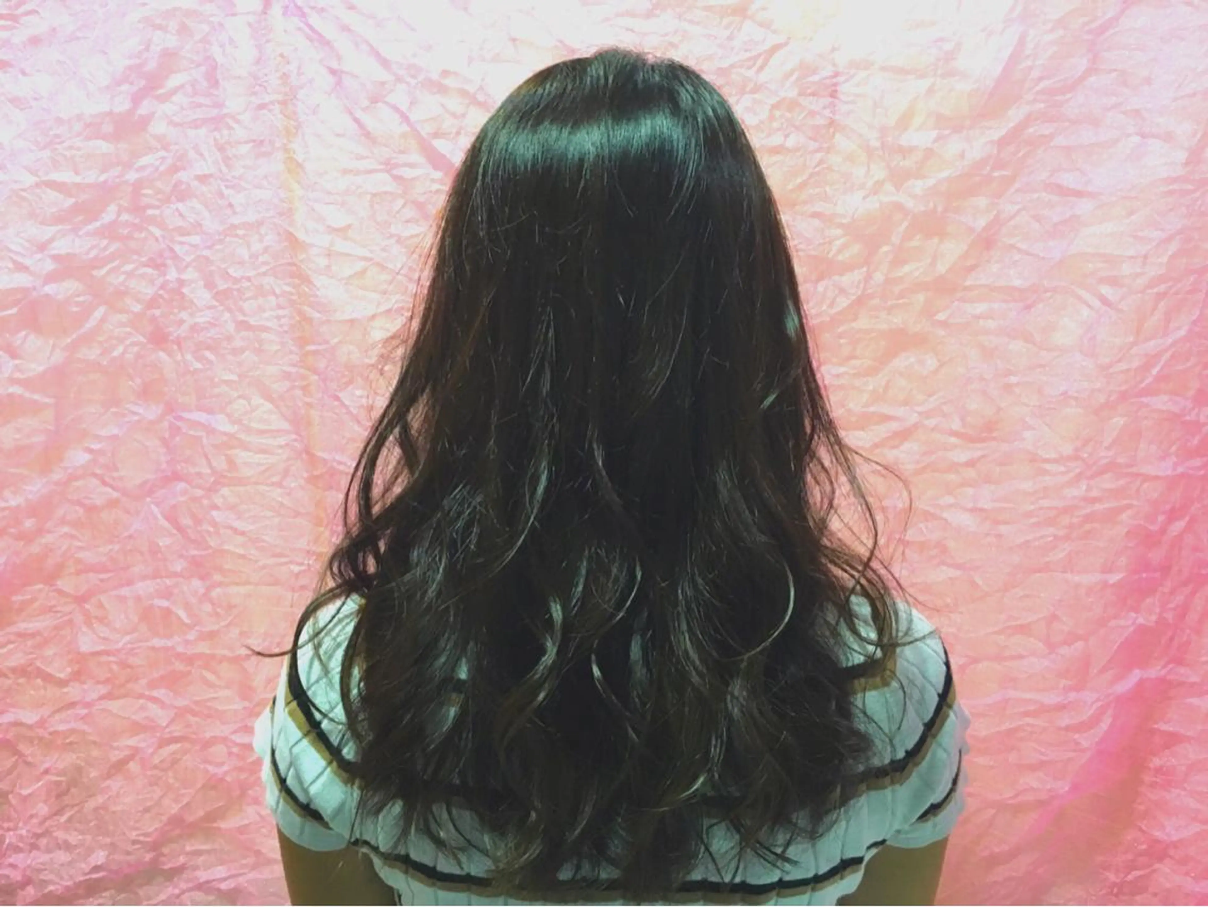 ミディアム セミロング ロング カラー boutique misakiのヘアスタイル