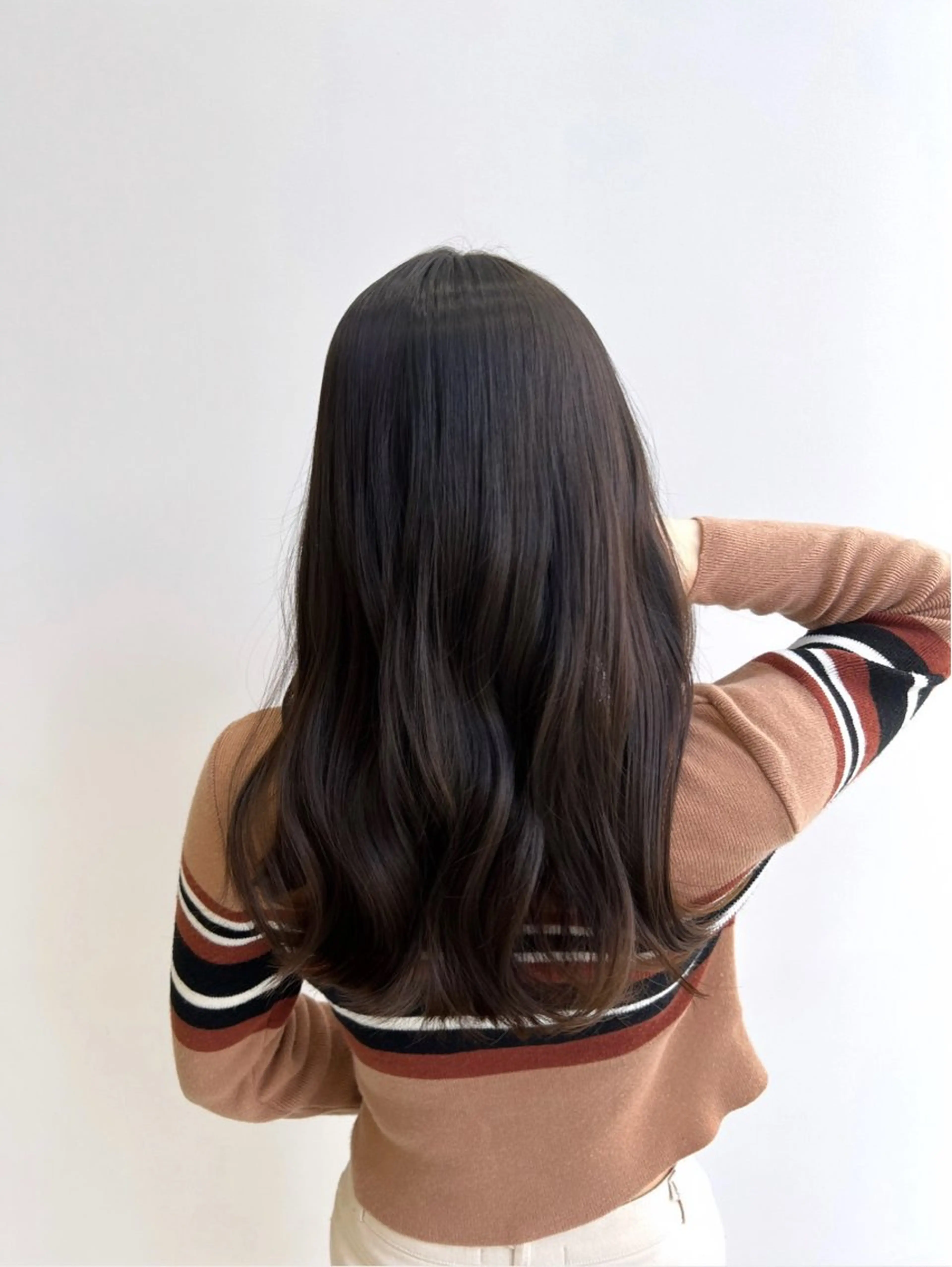 セミロング カラー ヘアアレンジ カット ヘアカラー トリートメント ✨艶髪✨ 吉田誠のヘアスタイル