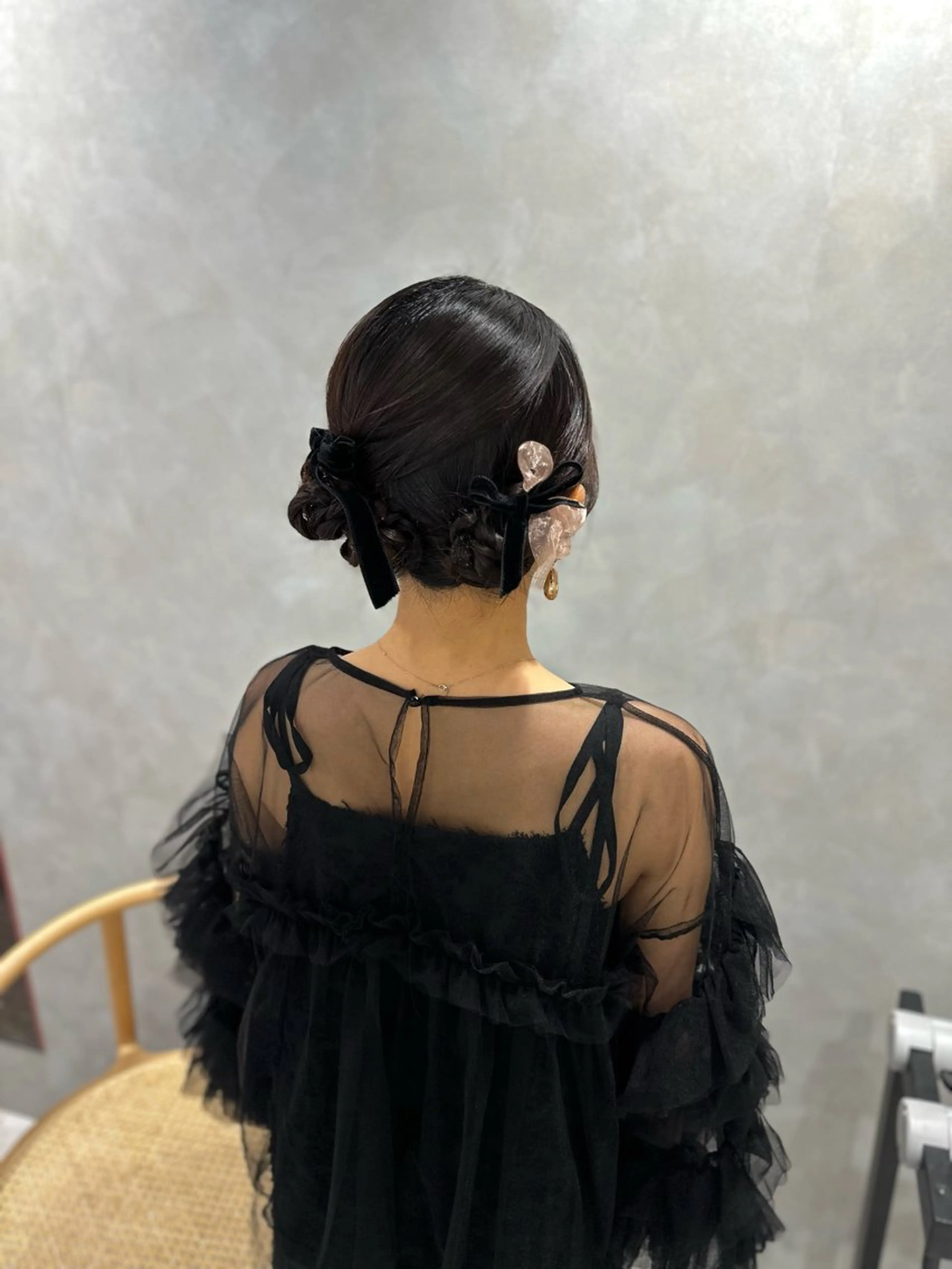 ミディアム ヘアセット ubu share salon所属・鈴村緋女/ヘアセット /耳ツボジュエリーのその他イメージ