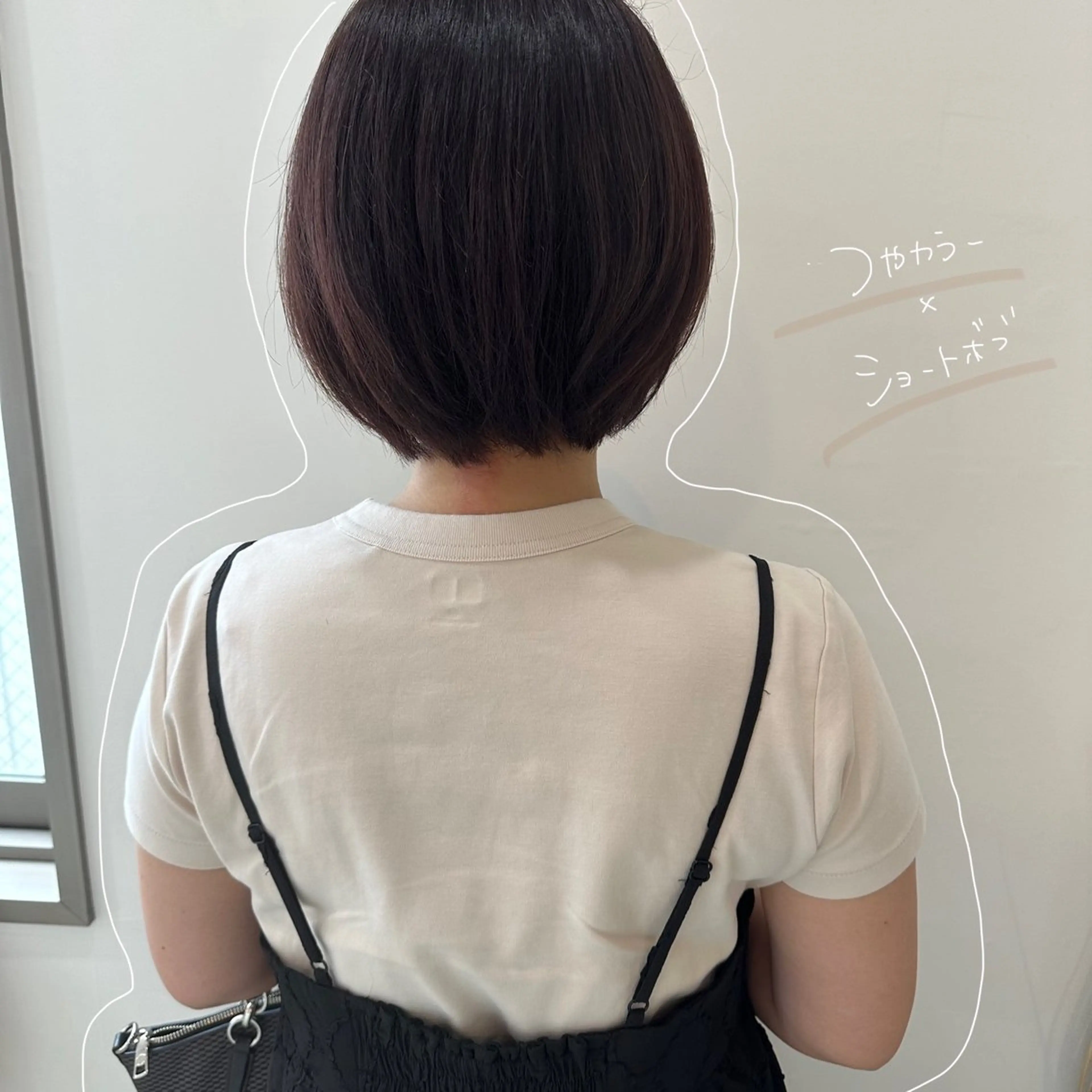 ショート カラー パーマ お洒落パーマ/ 艶カラー/michiのヘアスタイル