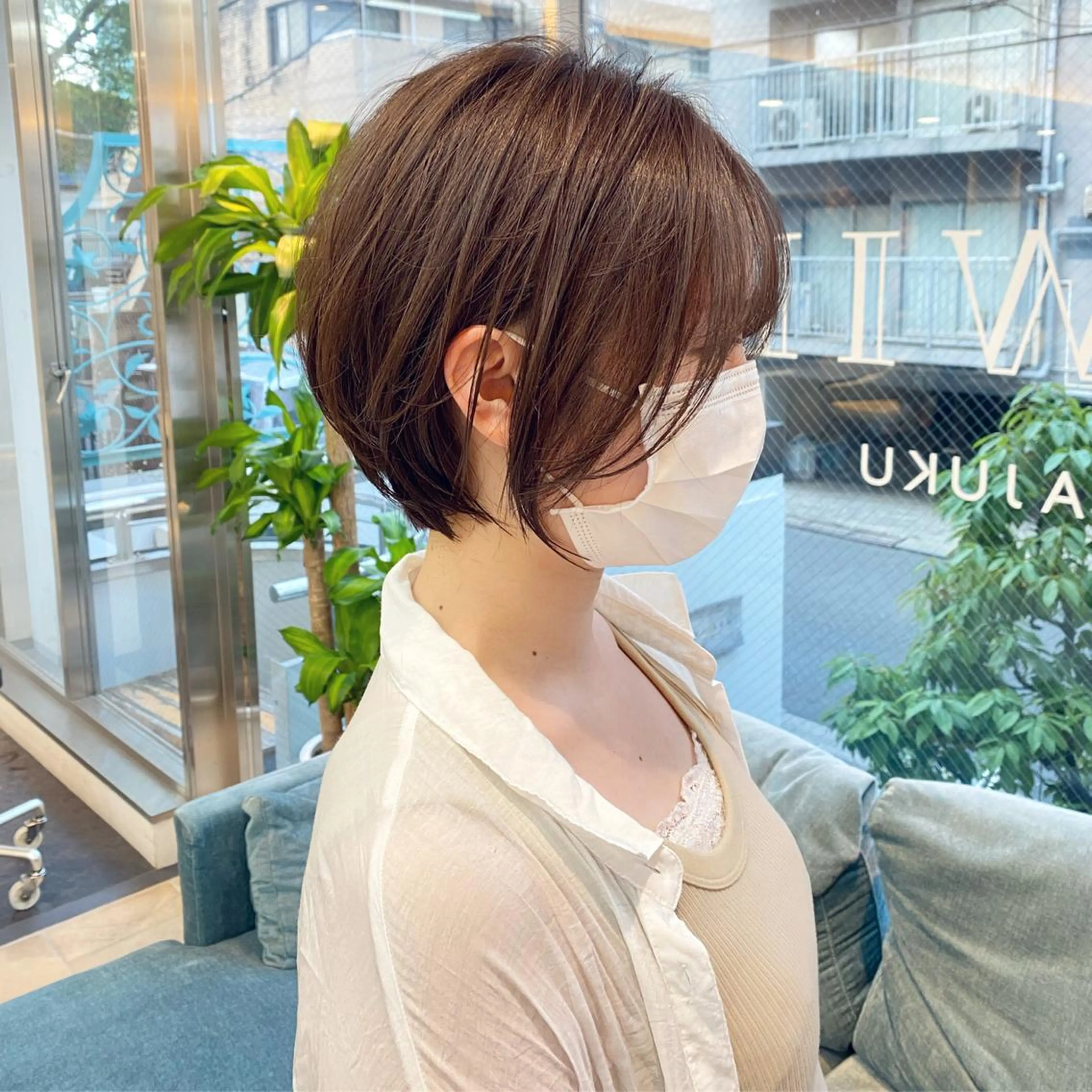 ショート ショートボブ ボブ ショートヘア カット ヘアカラー レイヤー/ショート カット/服部タカノリのヘアスタイル