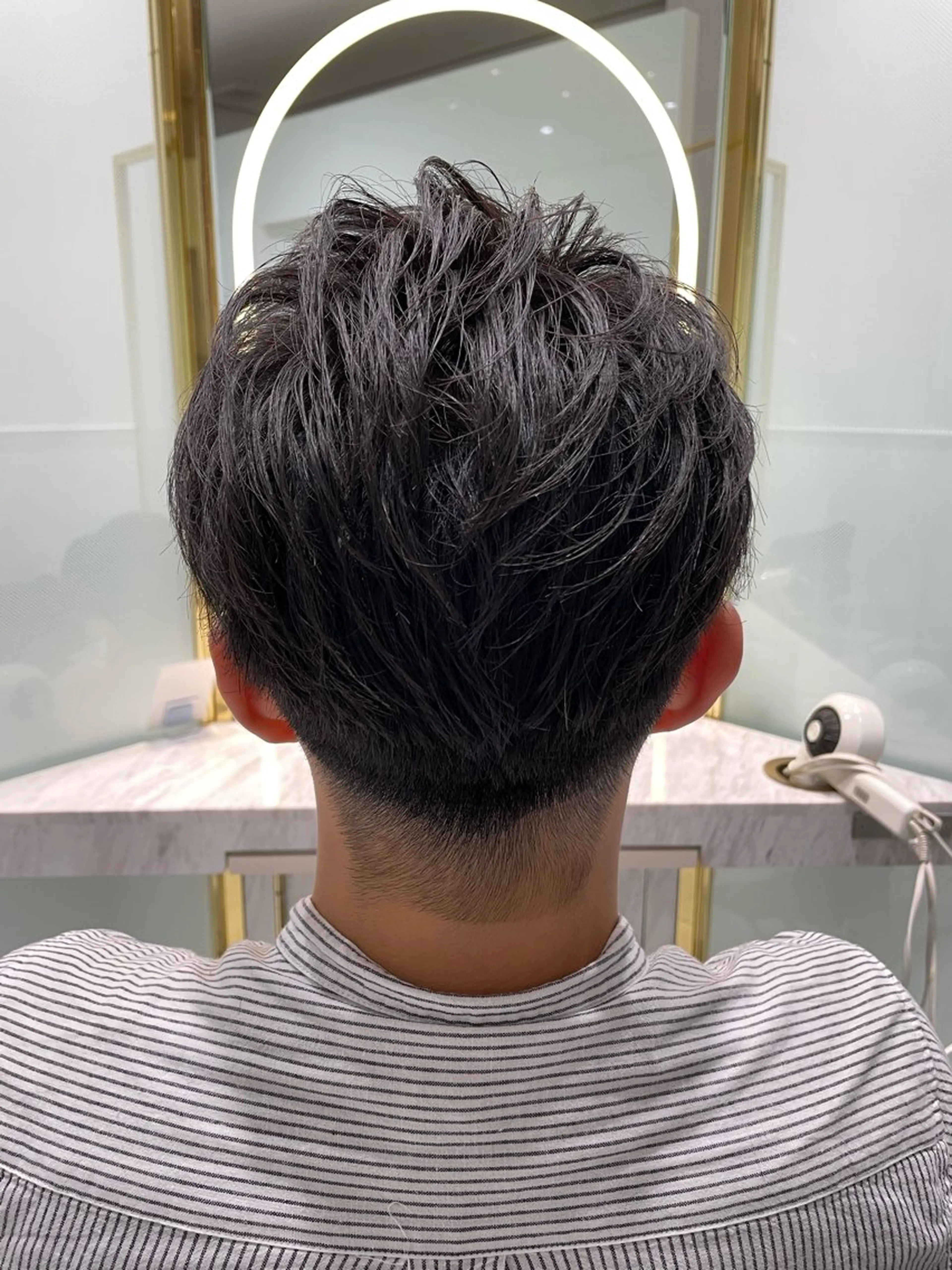 ショート メンズ 刈り上げ 六本木美容室白金台所属・カットモデル無料✨ 塚田のヘアスタイル