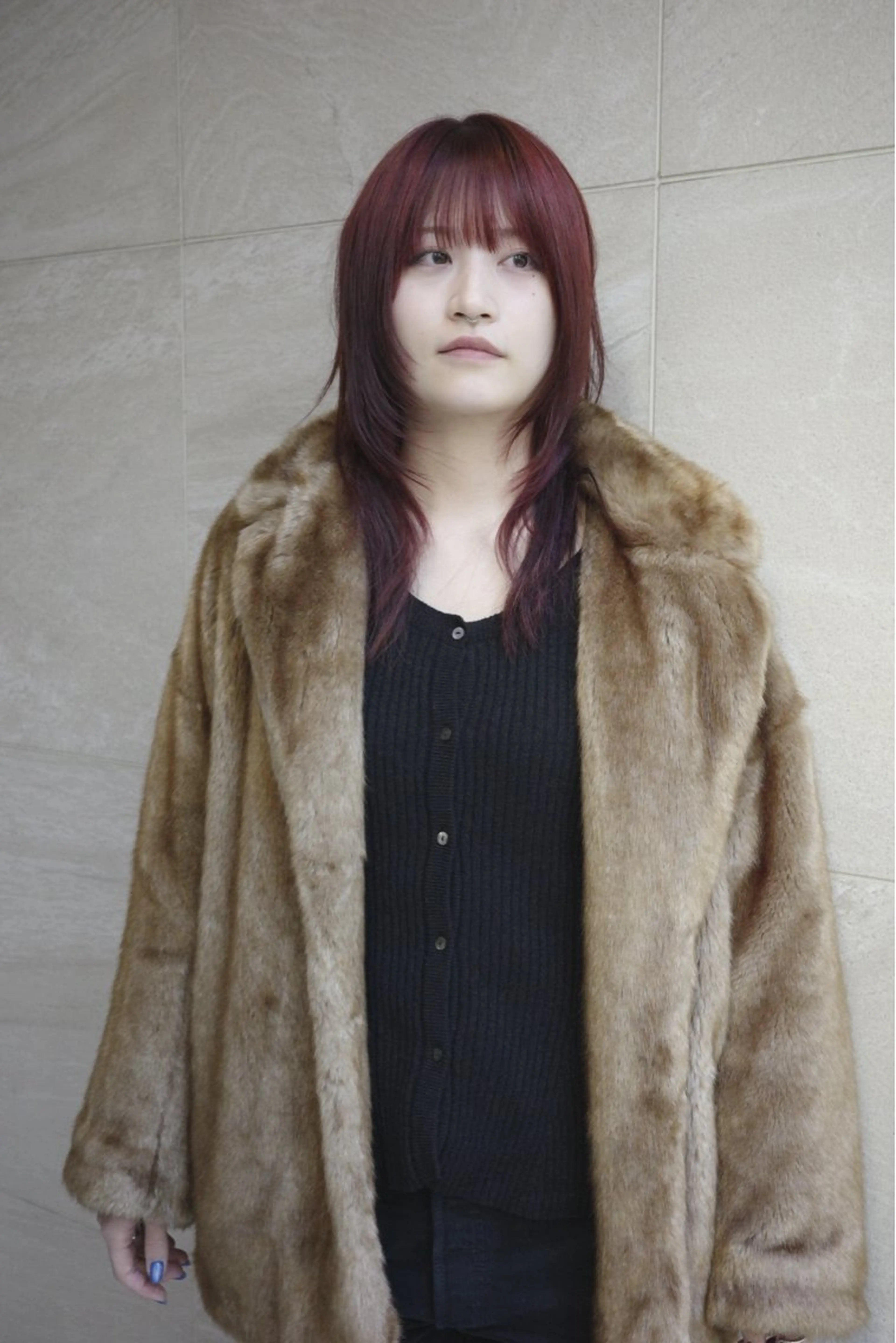 ミディアム カラー ヘアカラー Hair & make Lamp所属・梅田のブリーチ特化 美容師KAI🥰のヘアスタイル