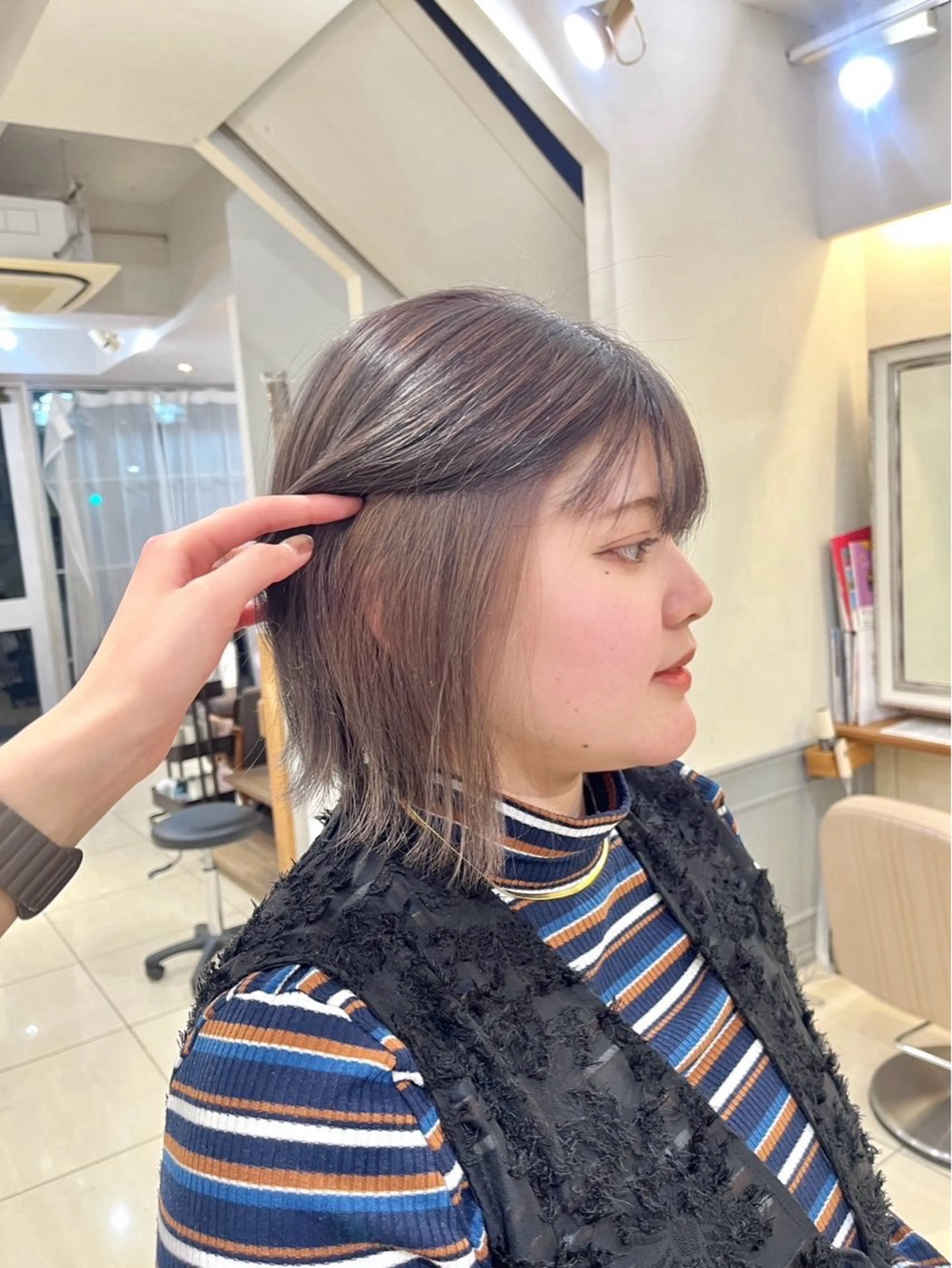 カラー ベージュカラー メンズカットパーマ/ 横浜/佐藤桃香 🦥のヘアスタイル