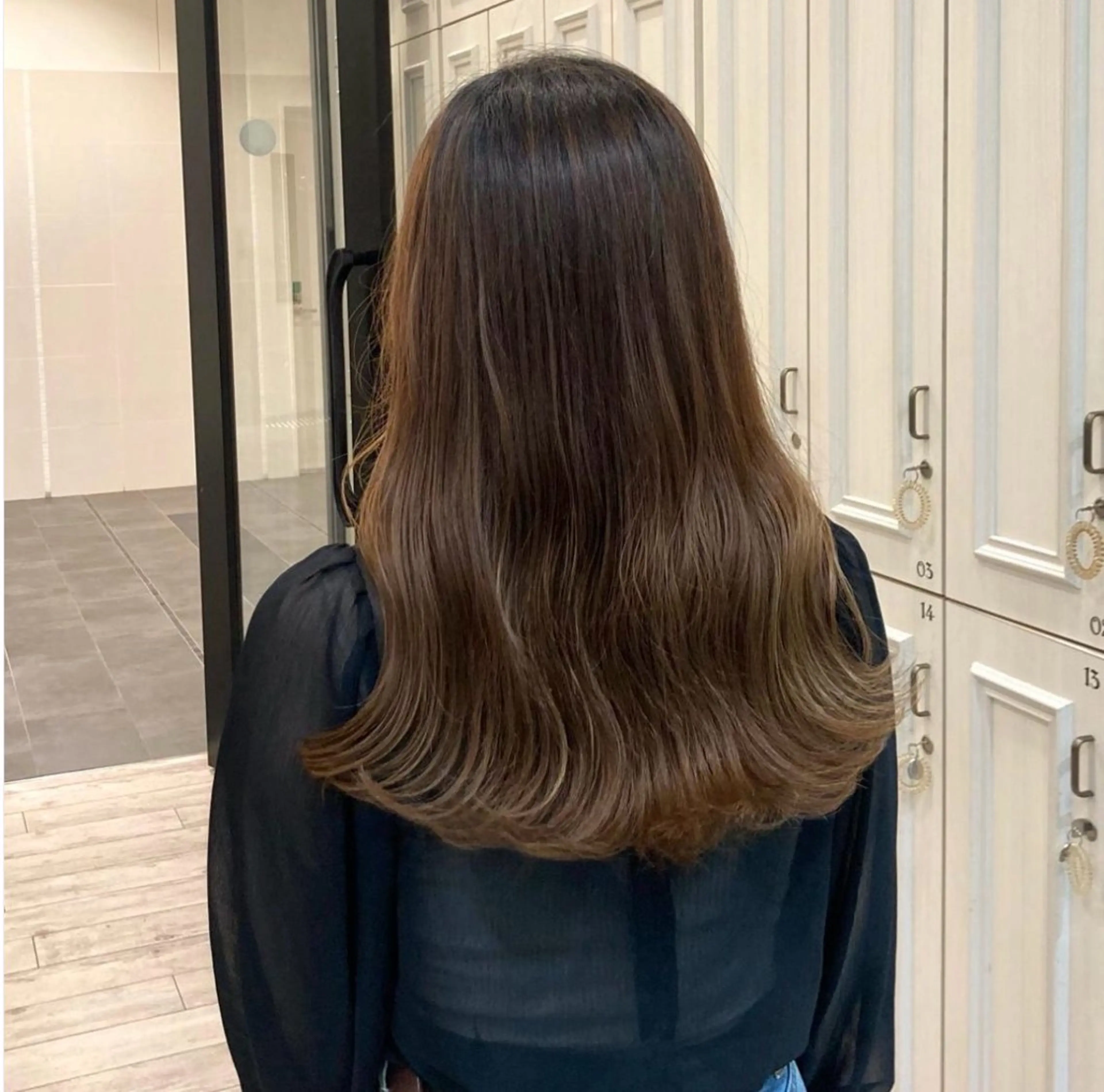 ロング カット 髪質改善 田中大貴のヘアスタイル