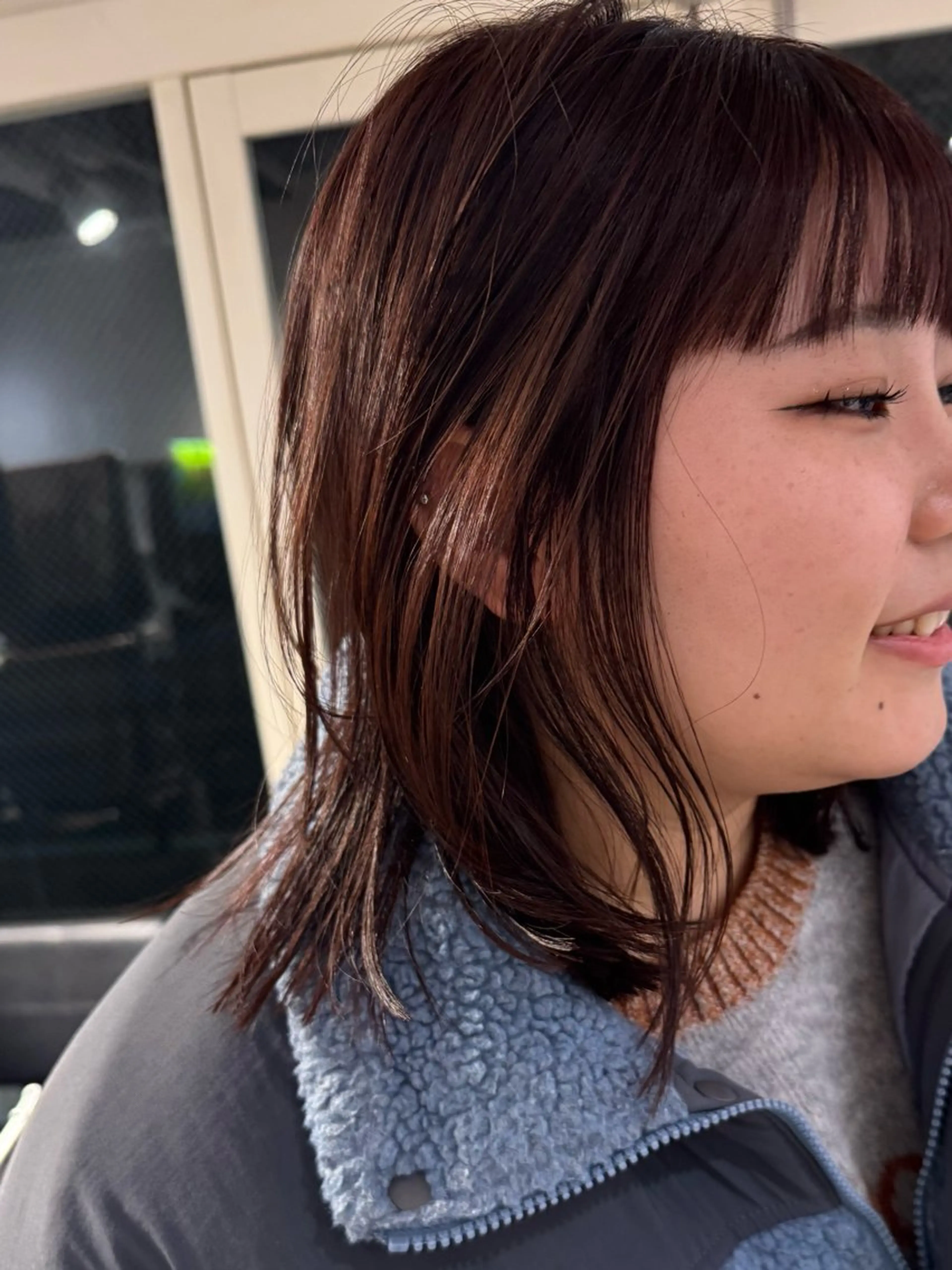 レディースカット+ワンカラー(ブリーチ無し)+Aujua4stepトリートメント✨の写真